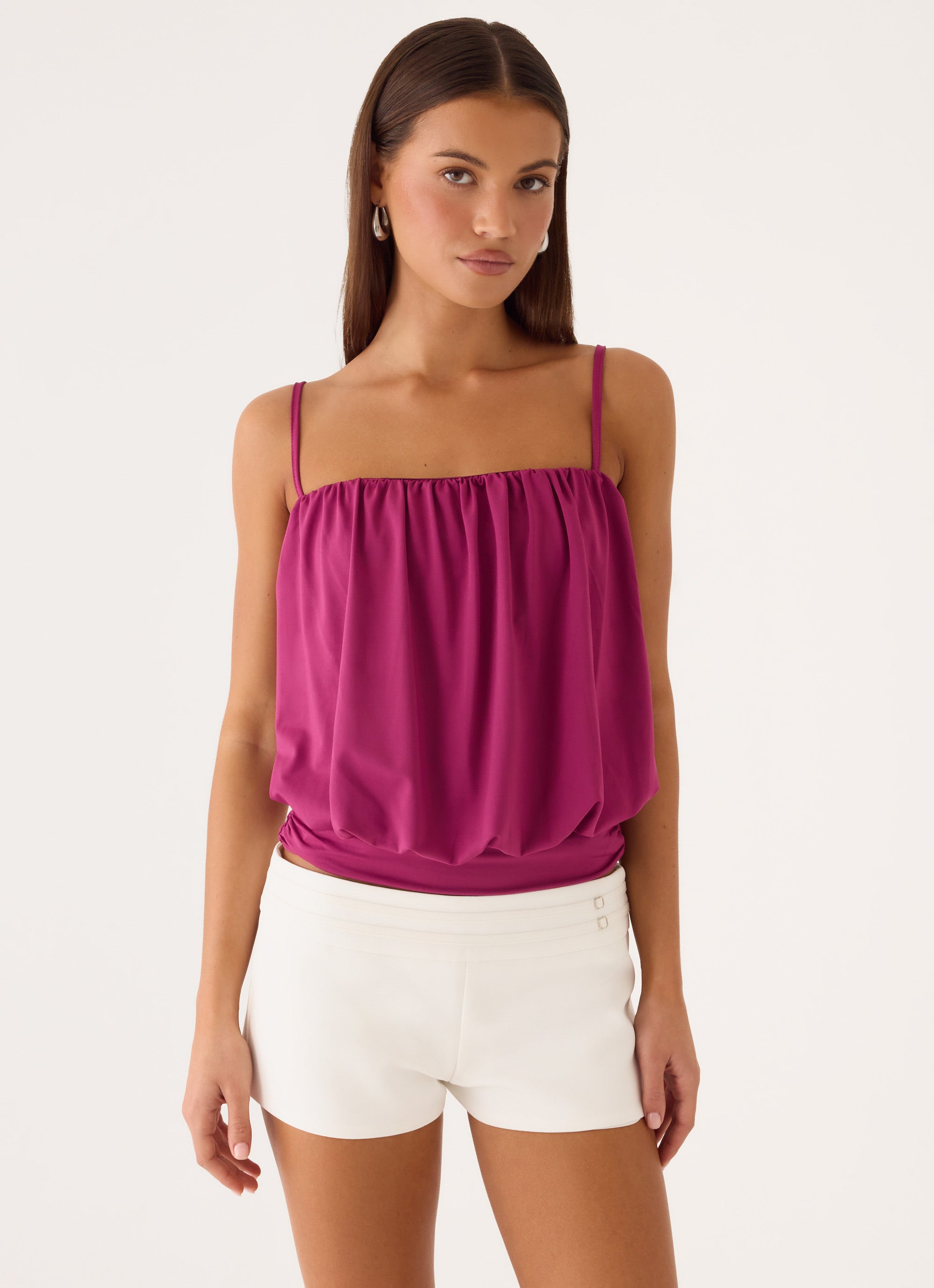 Final Touch Top - Plum