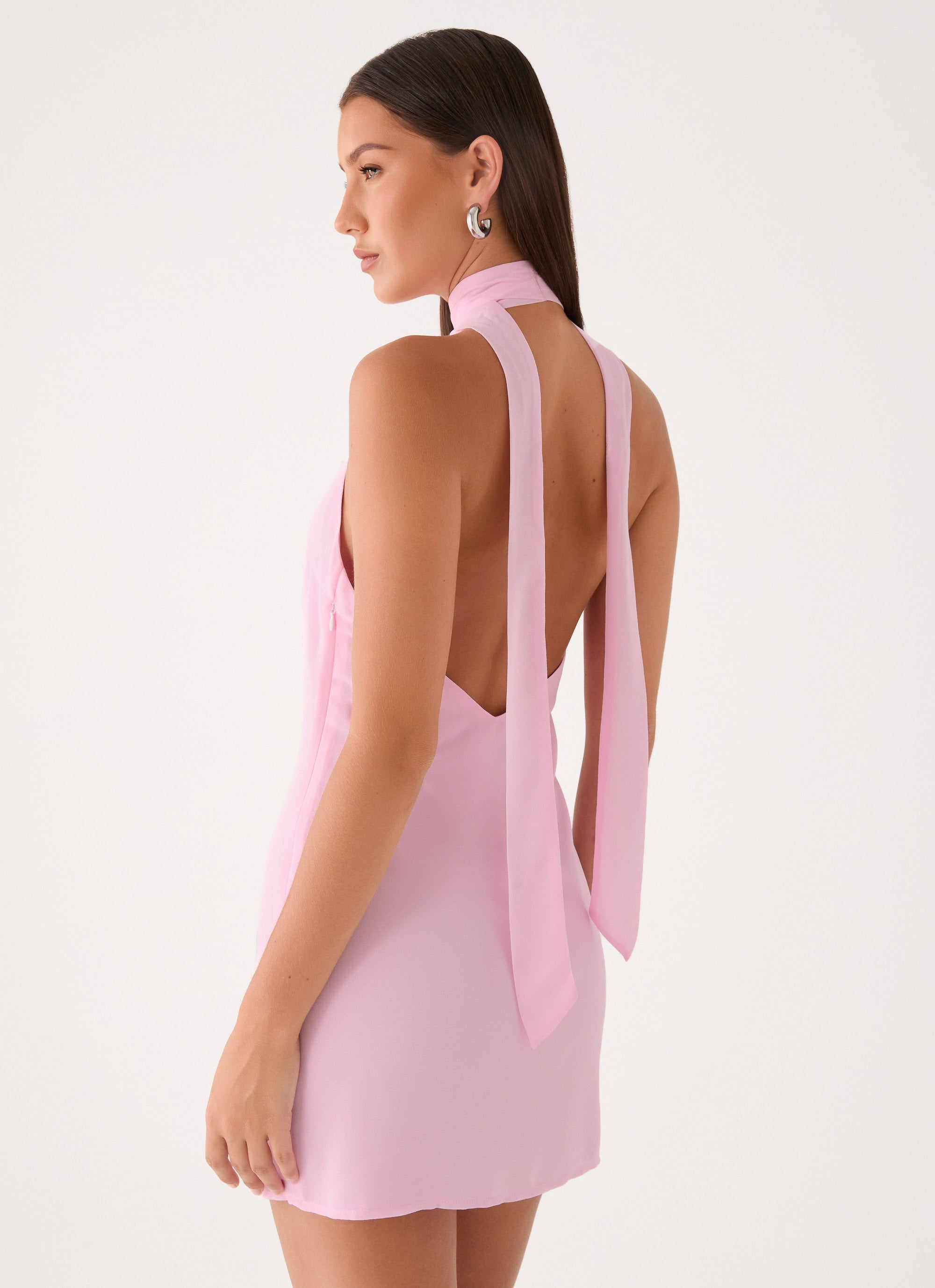Float Away Mini Dress - Pink