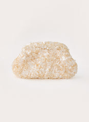 Genevieve Clutch Bag - Ivory