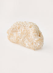 Genevieve Clutch Bag - Ivory