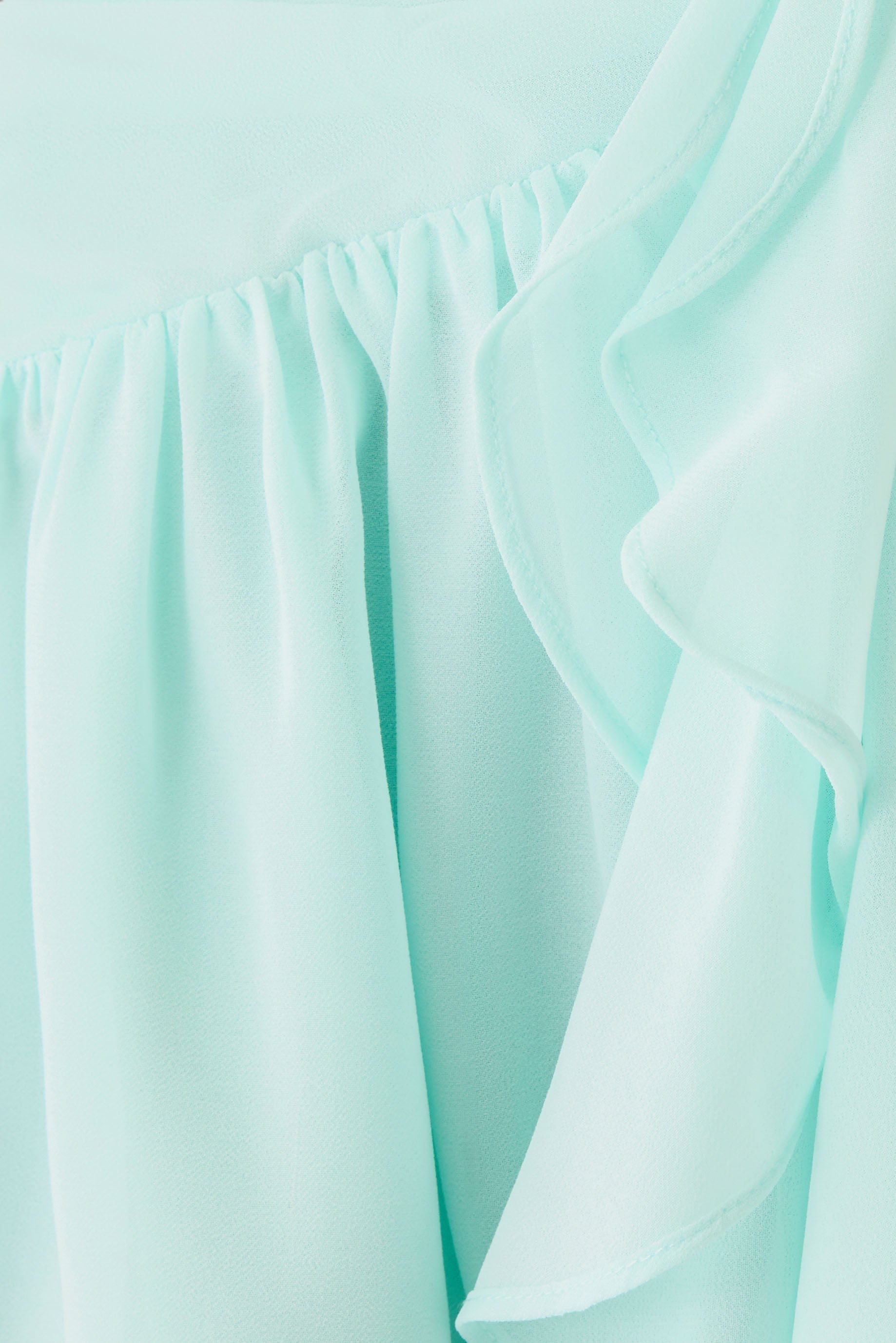 Guide You Halter Neck Mini Dress - Aqua