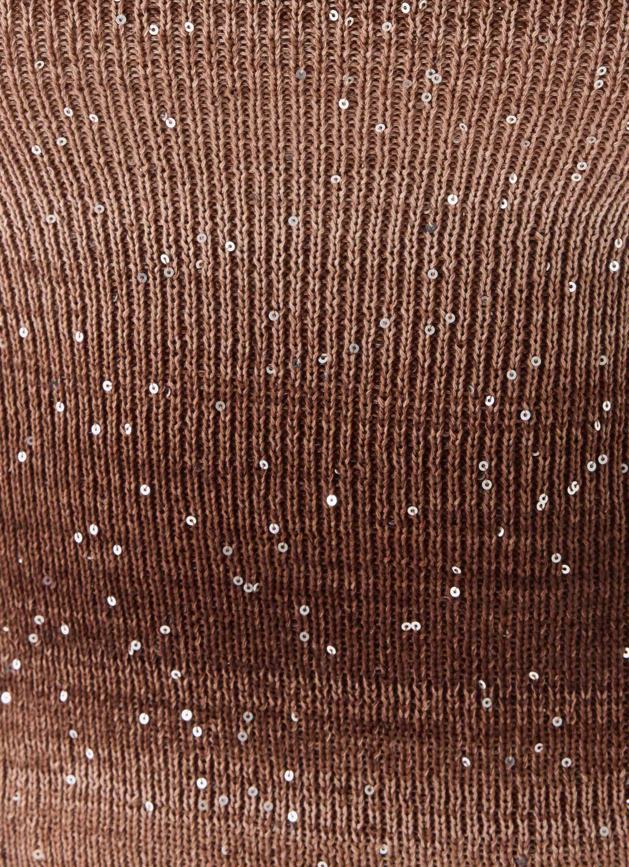 Helia Knit Mini Shorts - Chocolate Ombre
