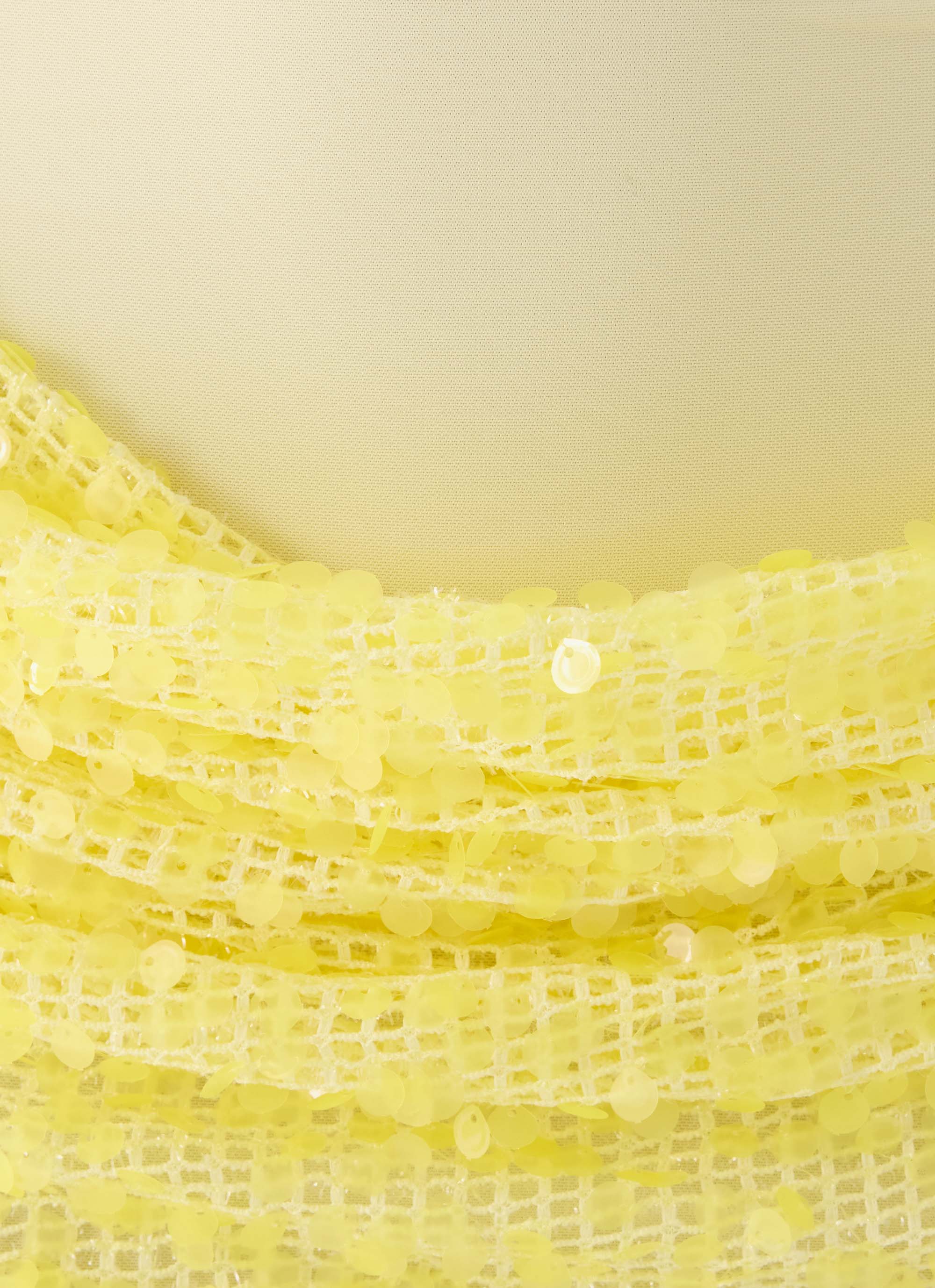 Indira Halter Mini Dress - Yellow