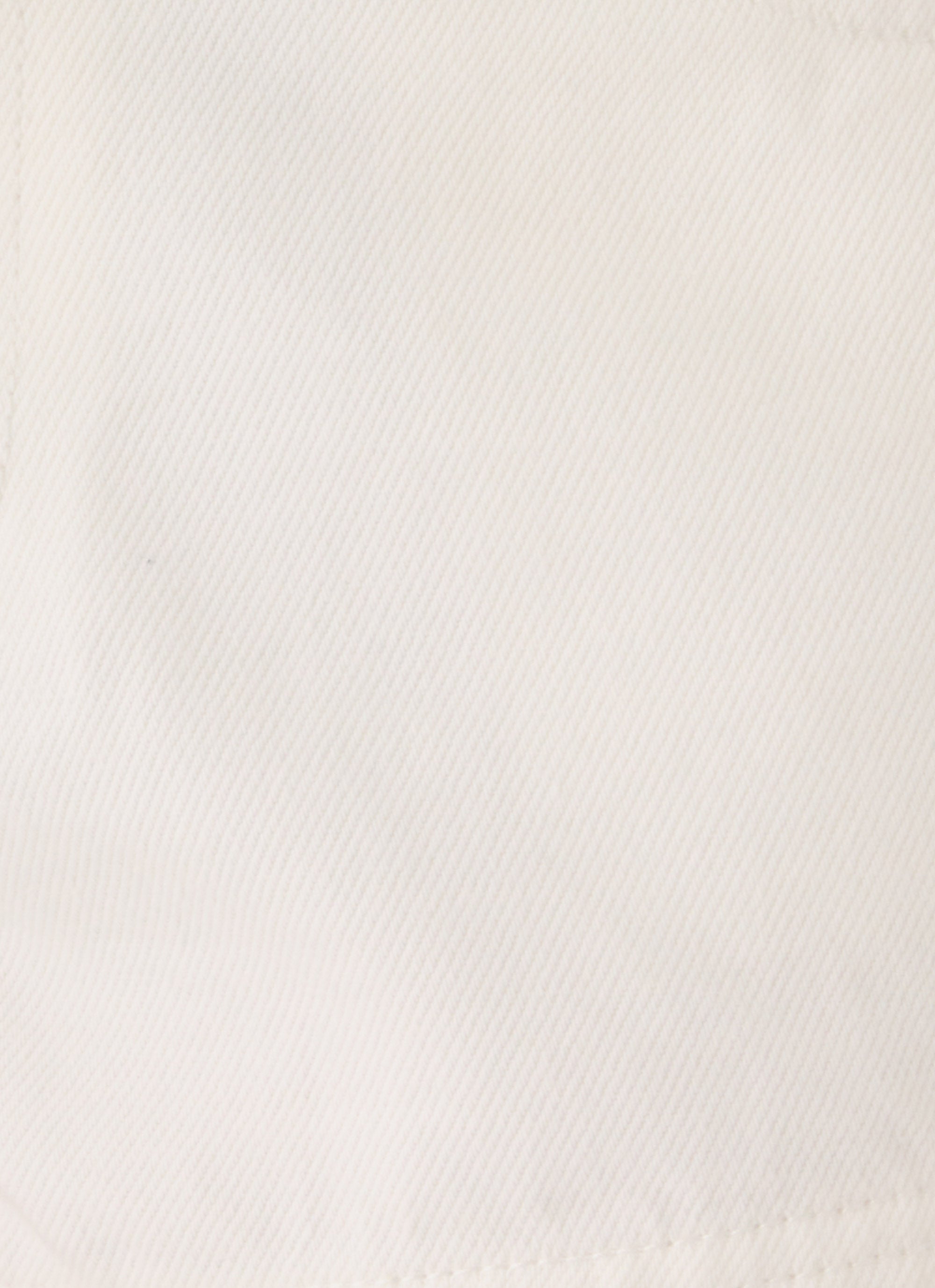 Karter Denim Low Rise Short - White