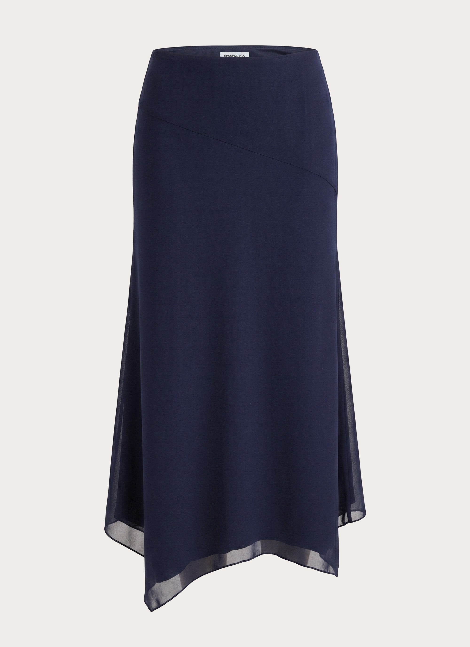 Kerrie Hanky Midi Skirt - Dark Navy