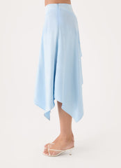 Klose Midi Skirt - Baby Blue