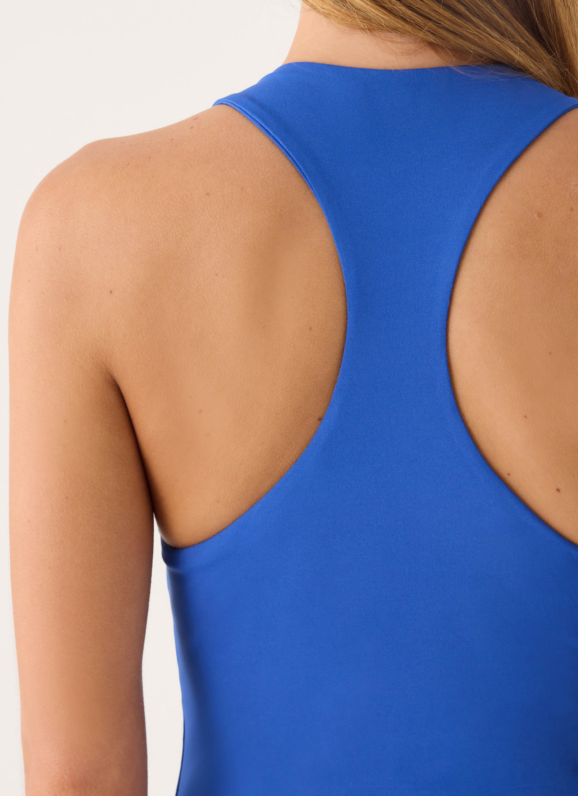Kyrra Asymmetrical Midi Dress - Electric Cobalt