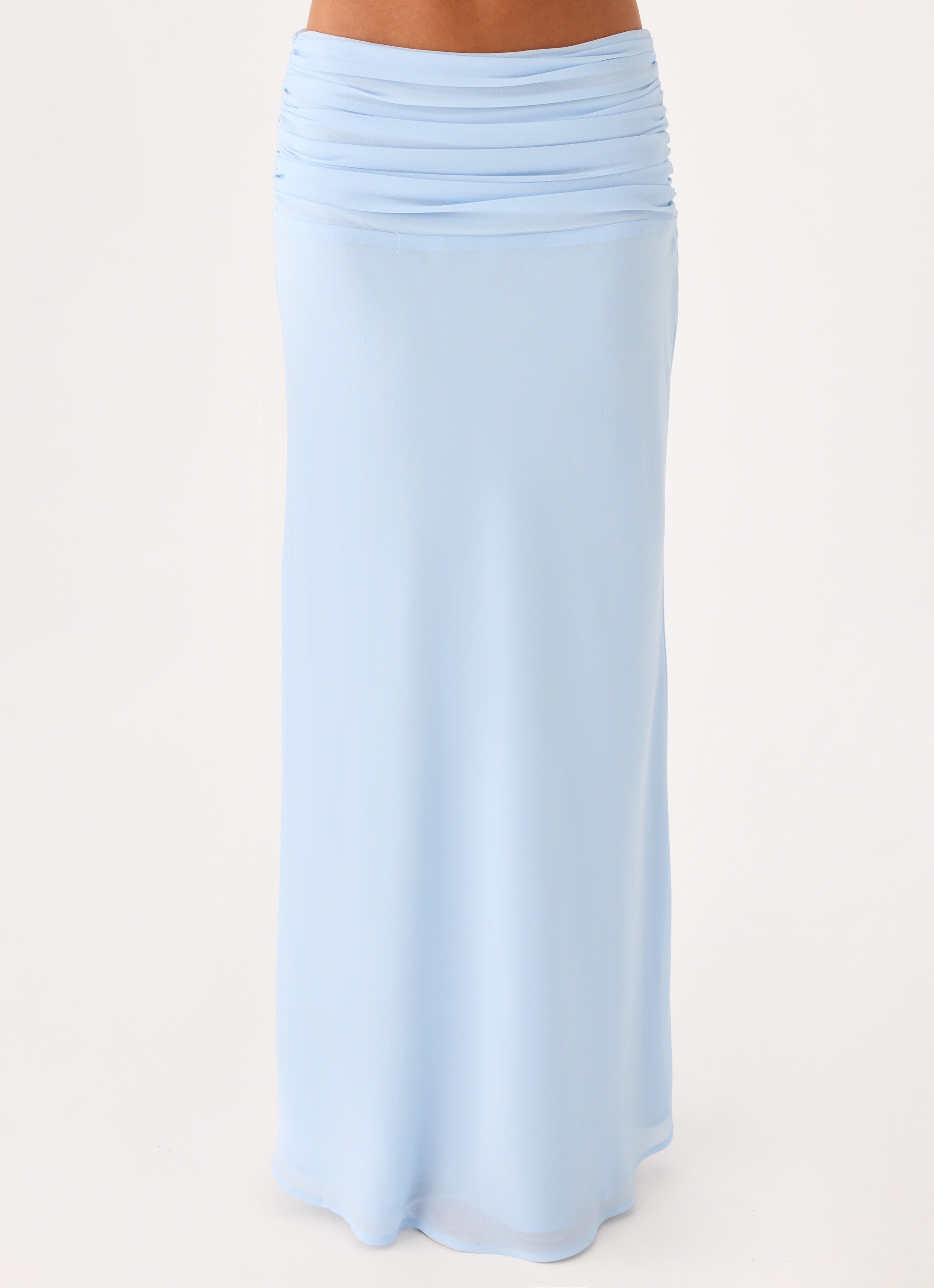 Lauretta Maxi Skirt - Baby Blue