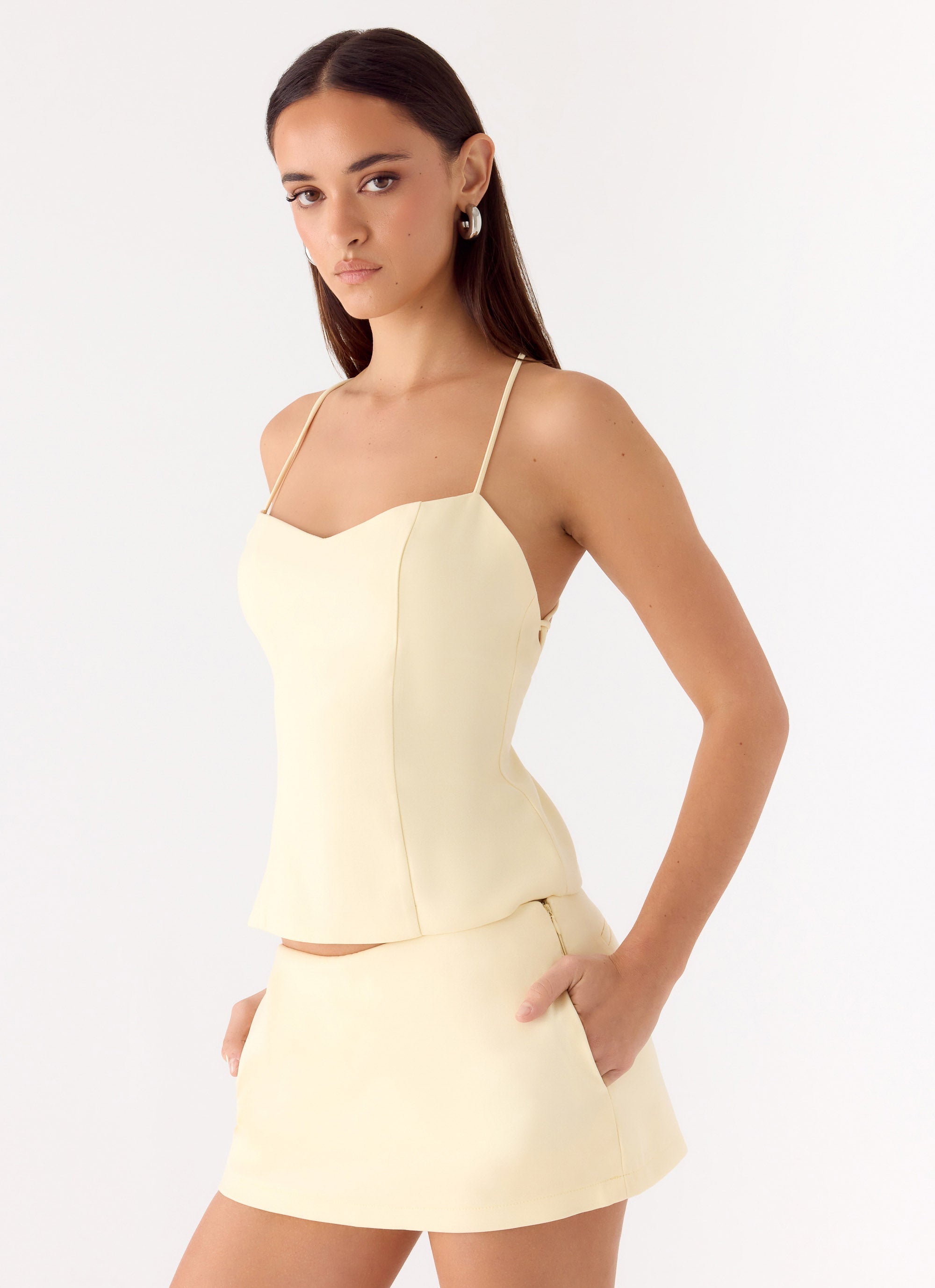 Leray Top - Lemon Yellow