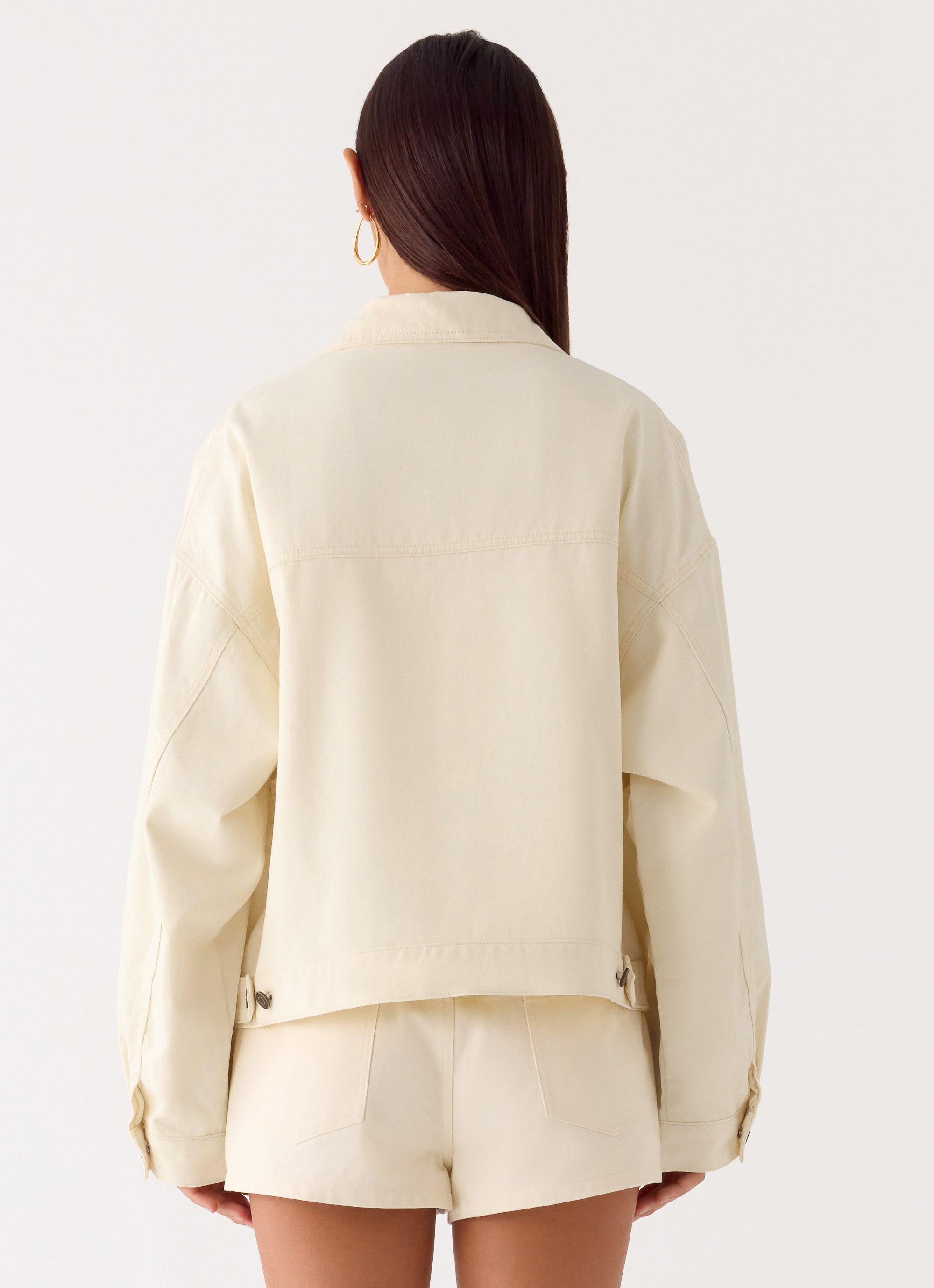 Lewis Drill Jacket - Ivory