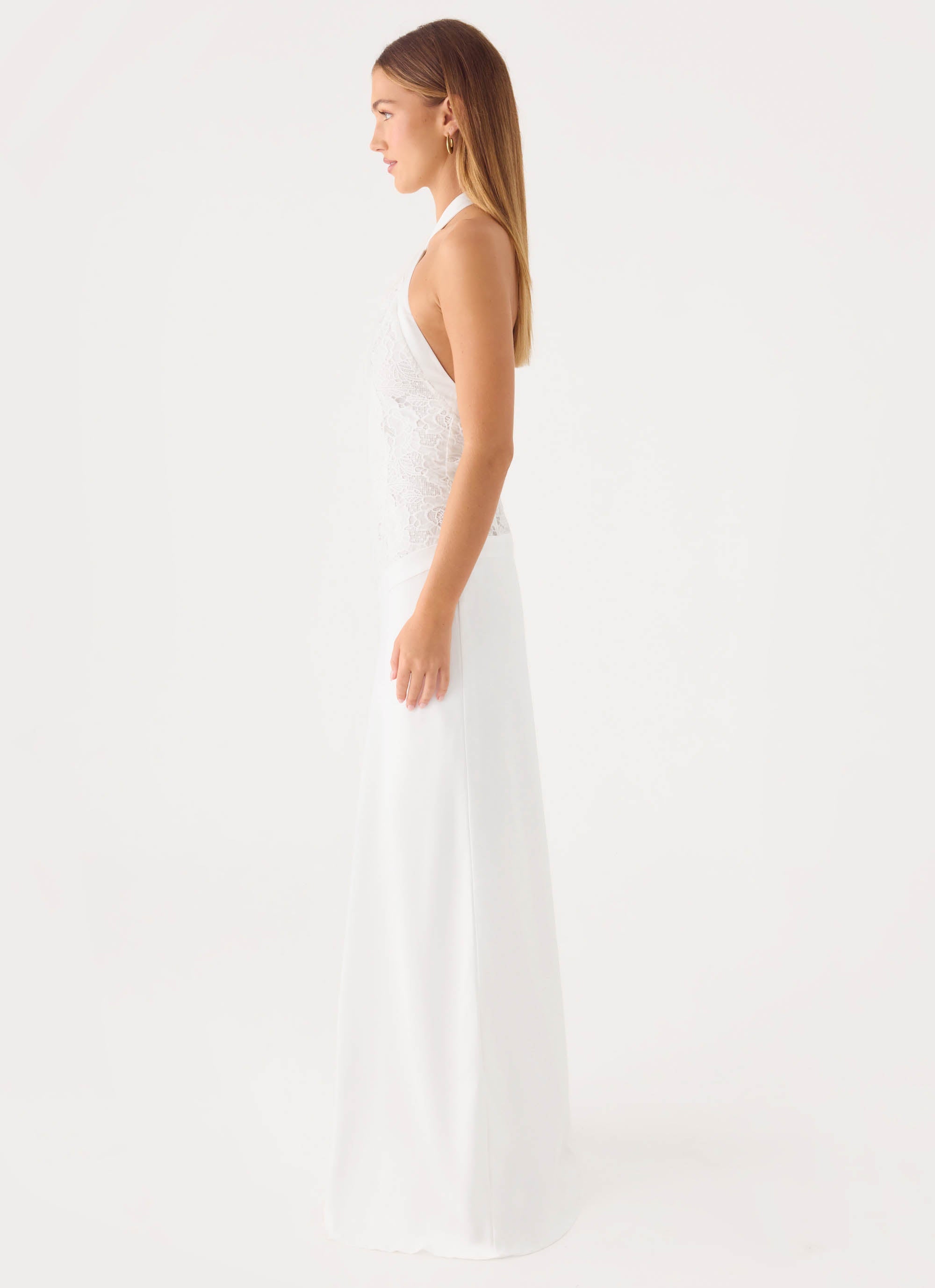 Lilas Maxi Dress - White
