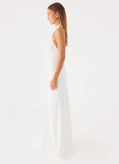 Lilas Maxi Dress - White