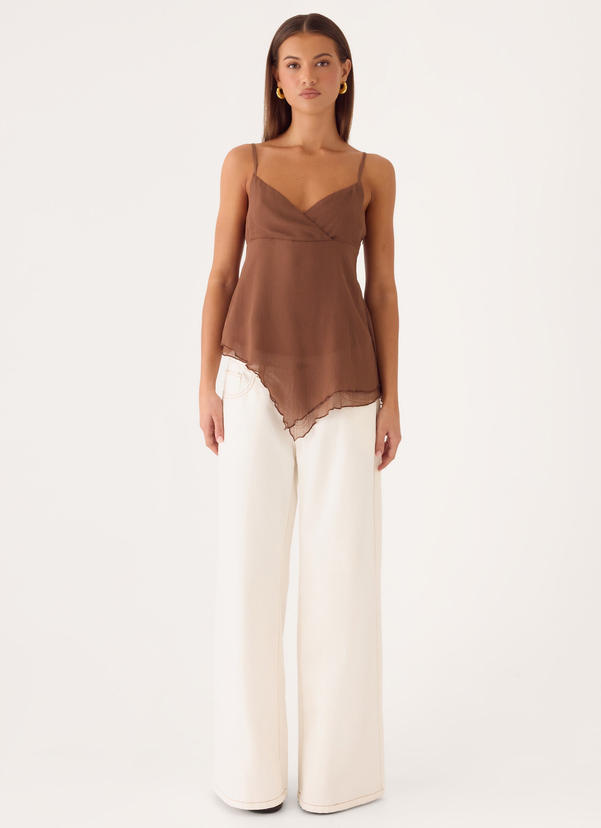 Lurbua Cami Top - Chocolate