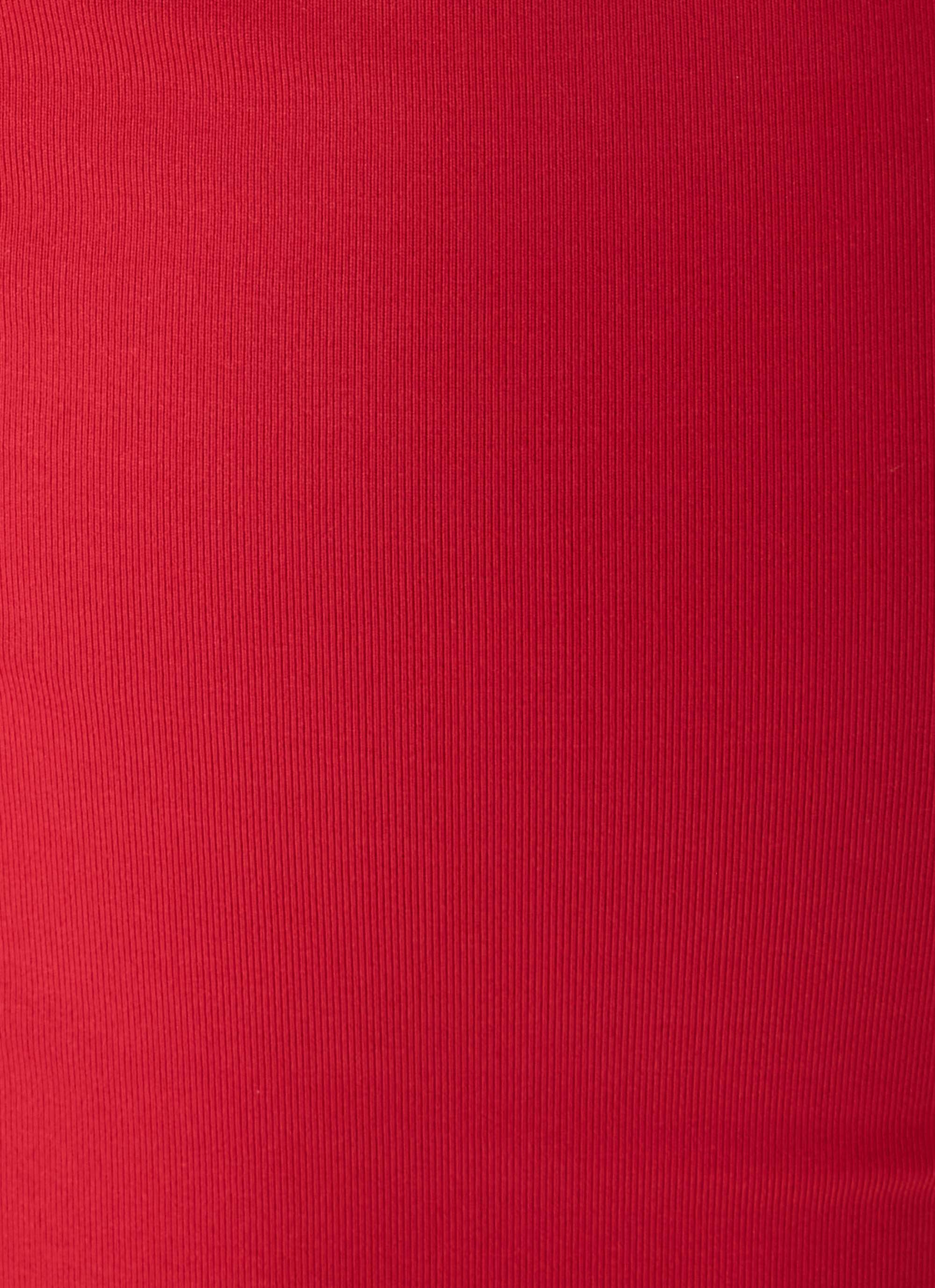Madelyne Jersey Top - Chilli Red