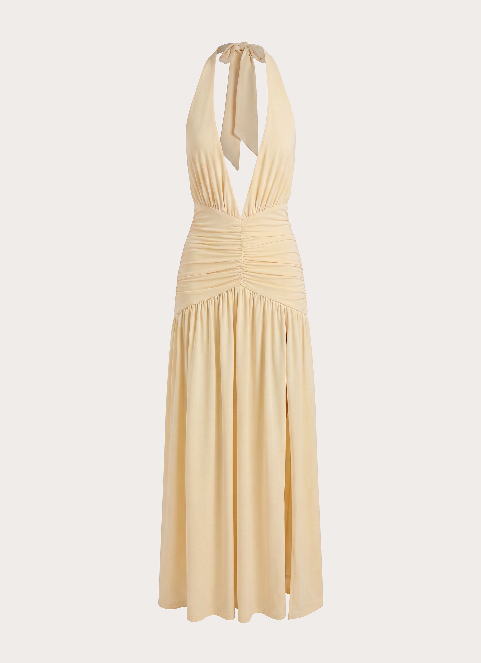 Makena Halter Maxi Dress - Yellow