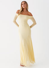 Maribel Maxi Dress - Yellow