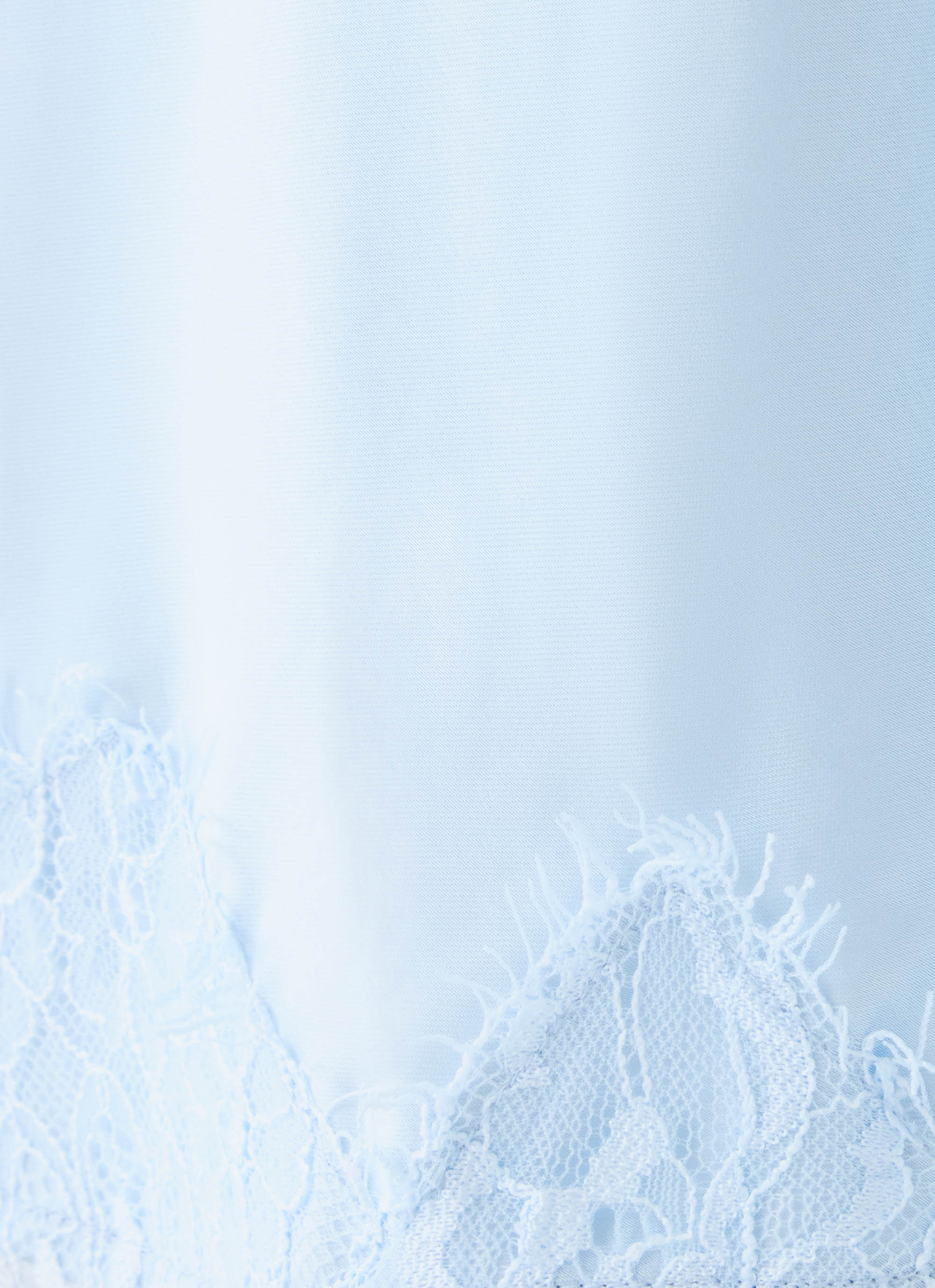 Merisso Lace Trim Maxi Skirt - Blue