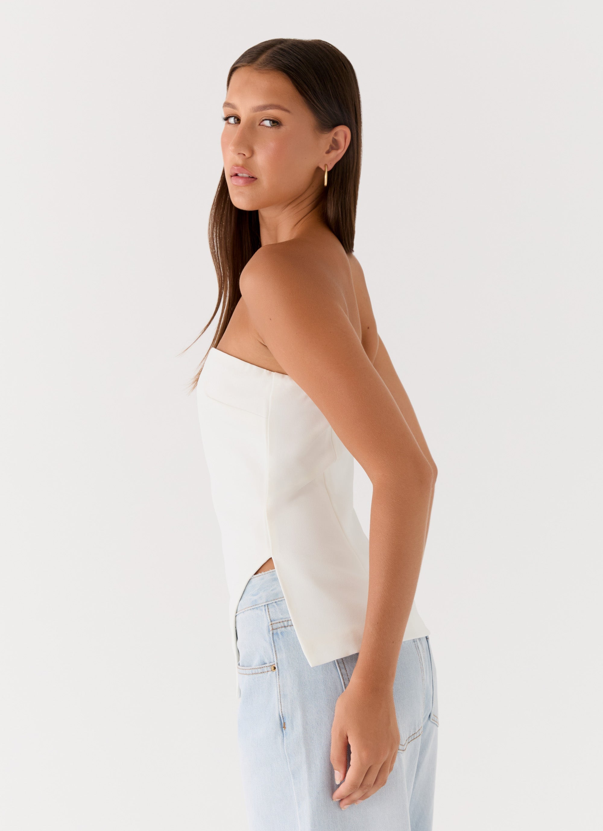 Midnight Glance Top - White