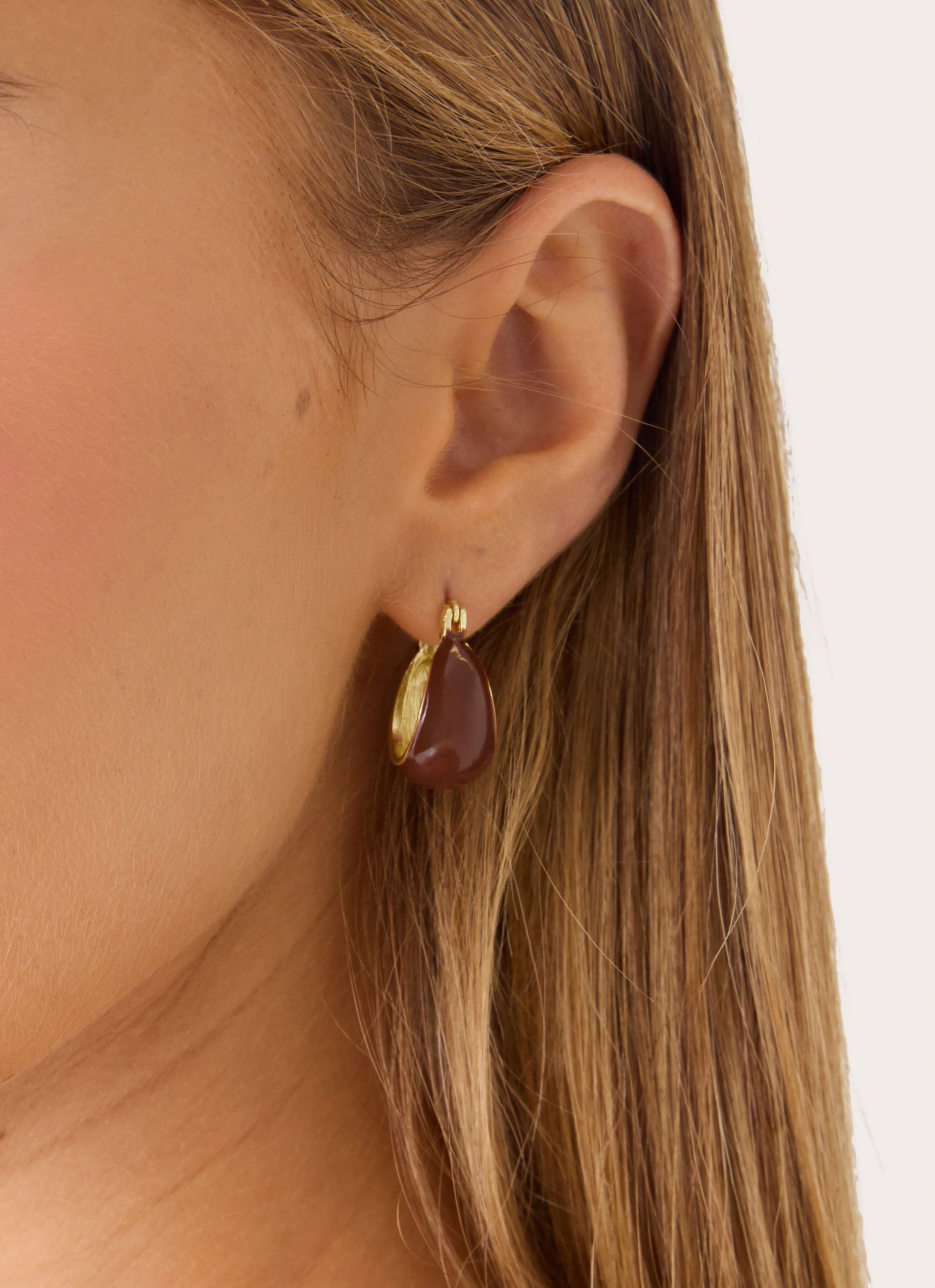 Mocha Dream  Earrings - Brown