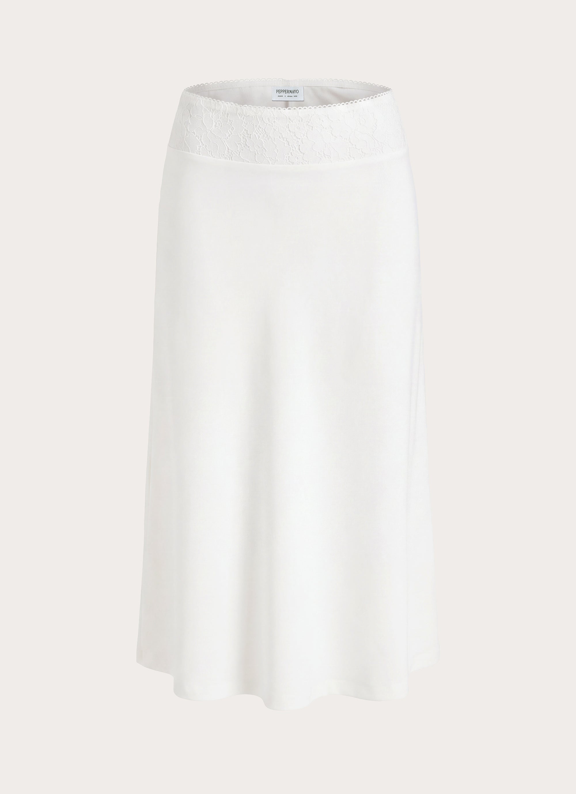 Moments Midi Skirt - White