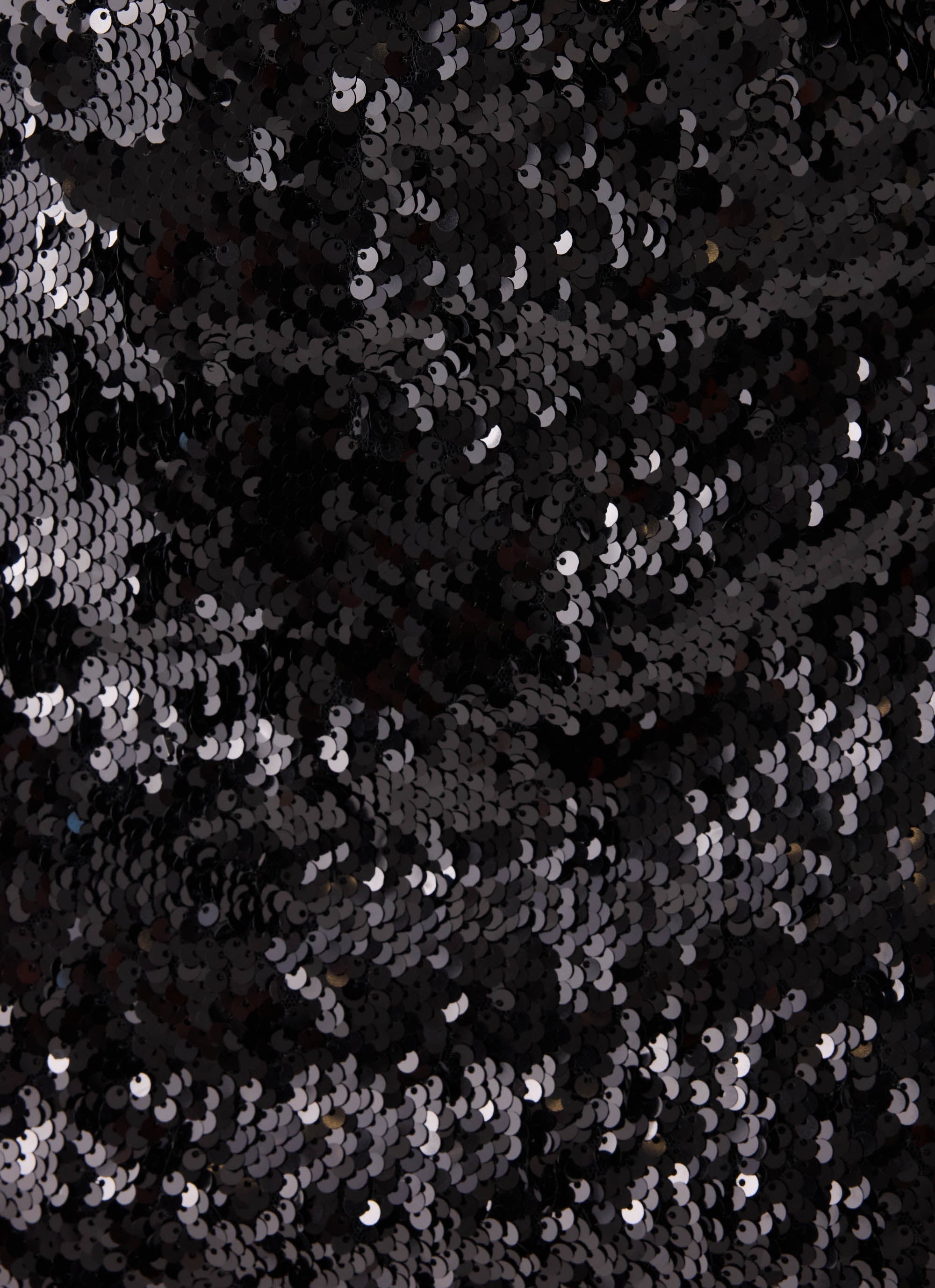 Monnise Sequin Corset Mini Dress - Black