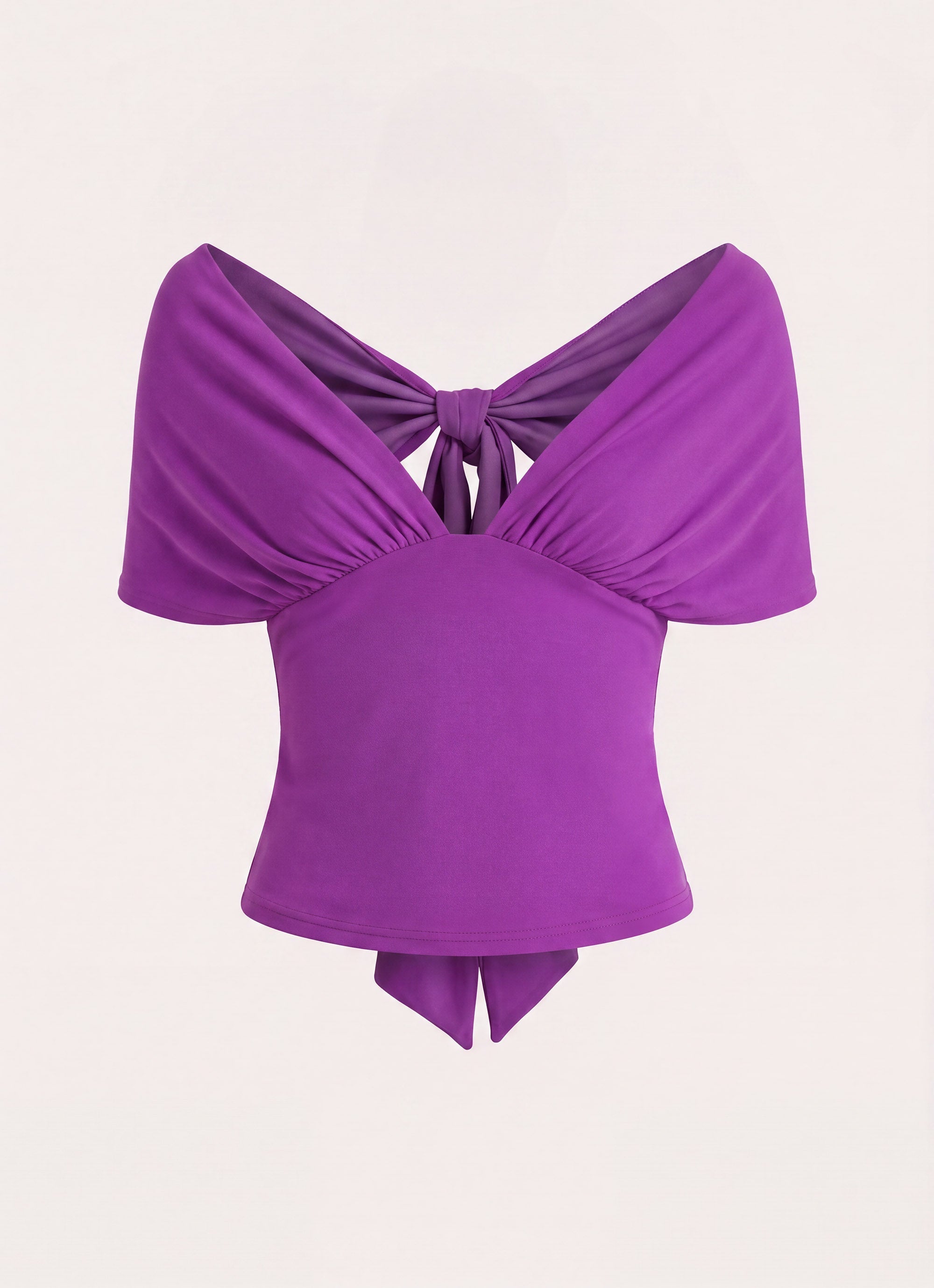 Nakeela Off Shoulder Top - Purple
