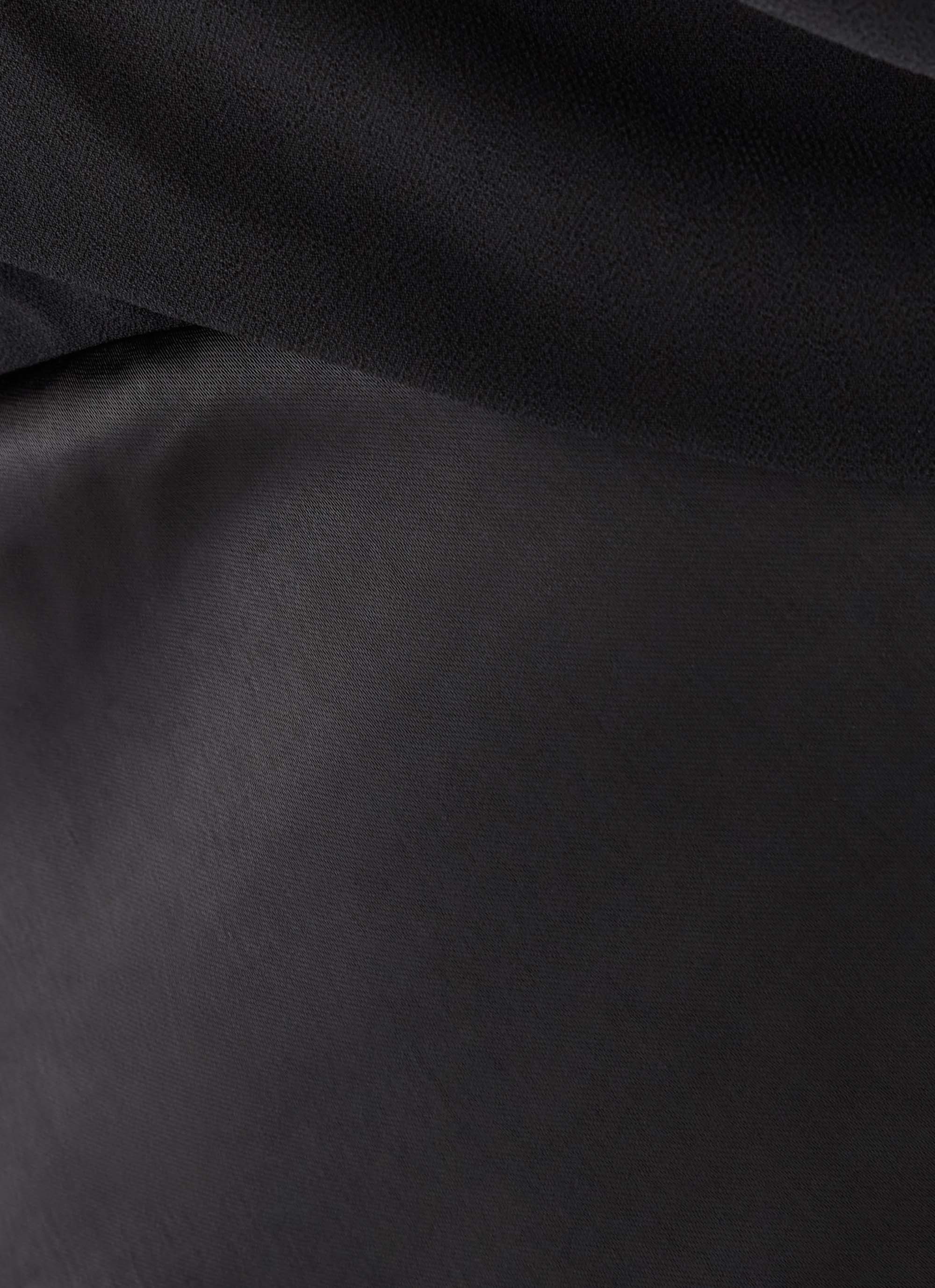 Nymera Scarf Micro Mini - Black