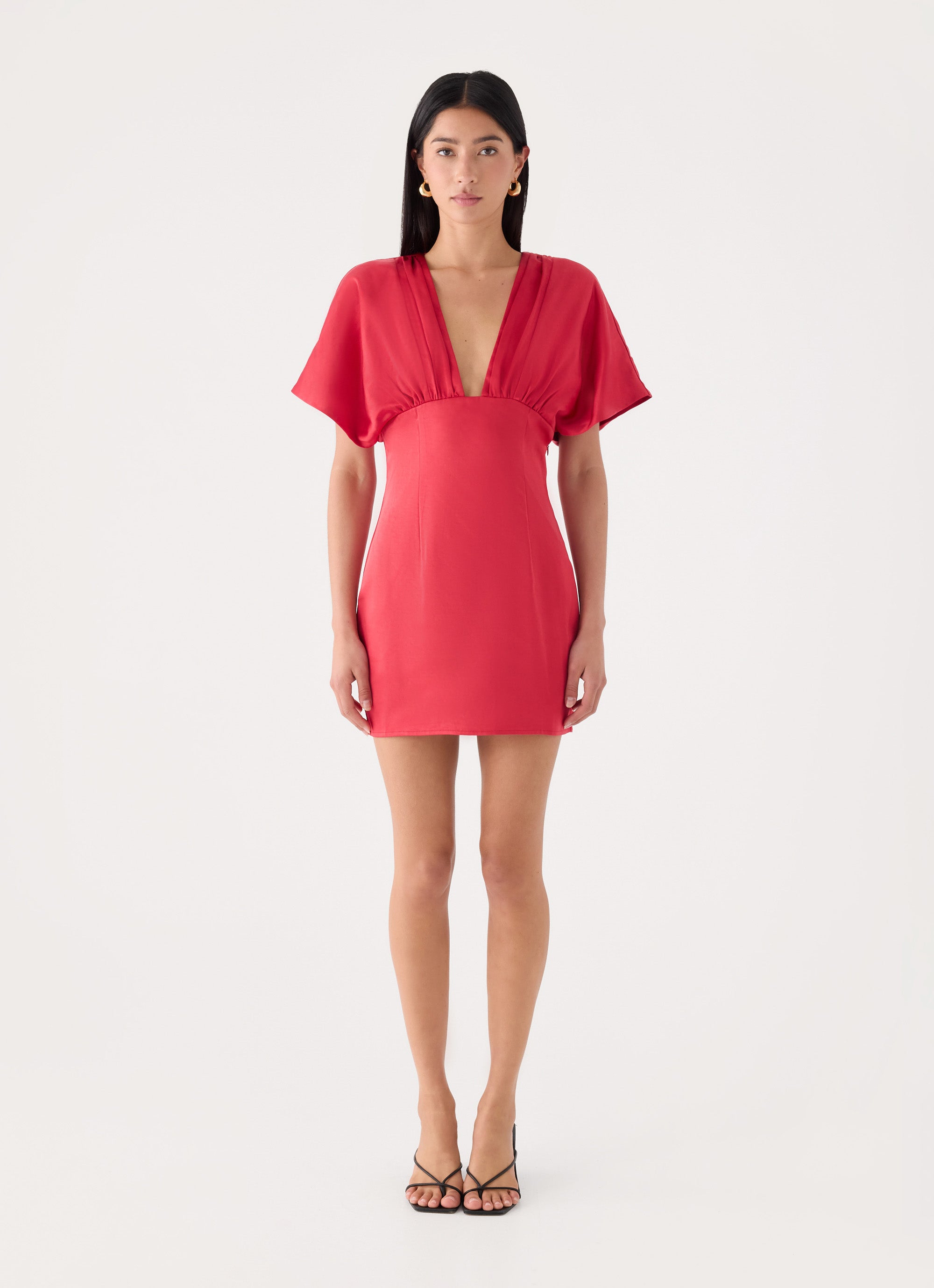 Only For You Mini Dress - Chilli Red