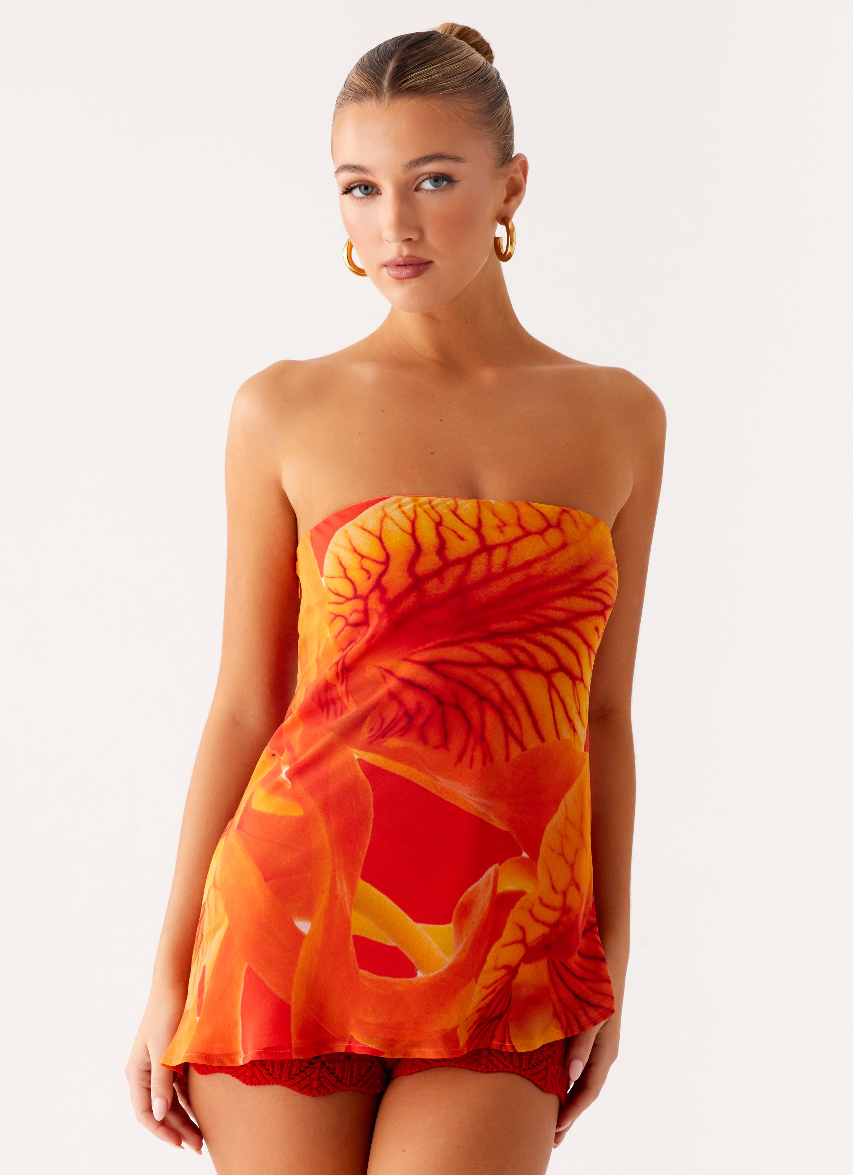 Over The Horizon Asymmetrical Top - Serene Orange