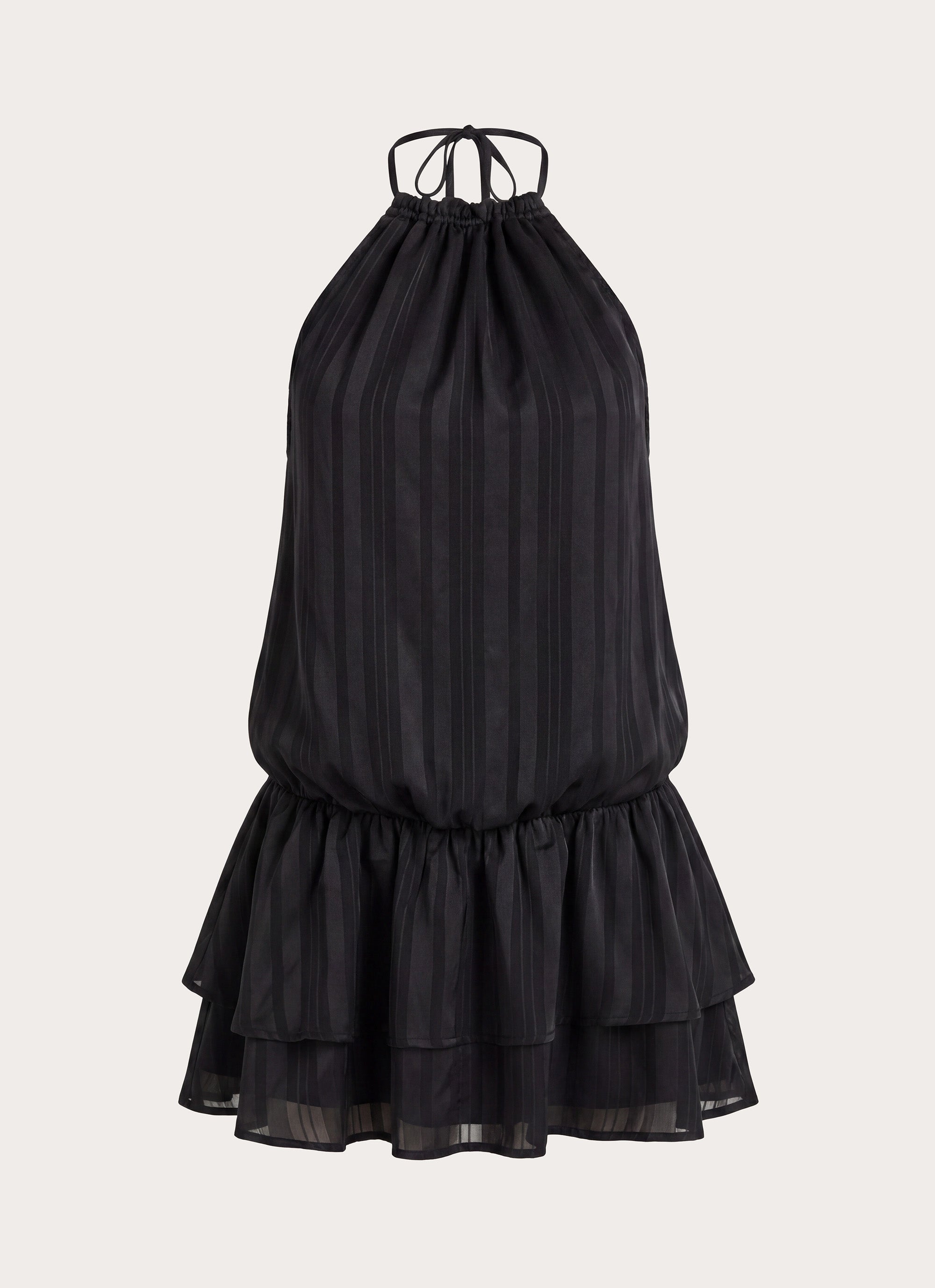 Parade Halter Mini Dress - Black