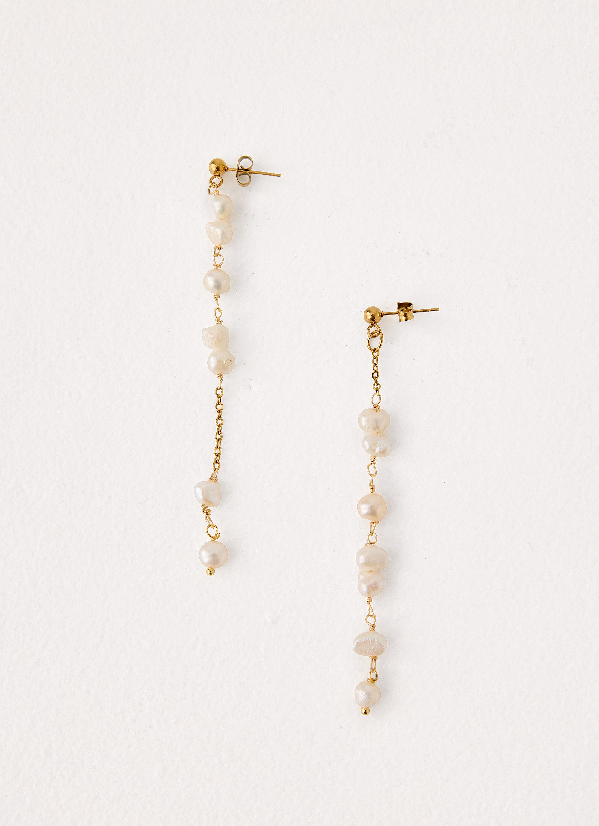 Pearla Earrings - Gold/Pearl
