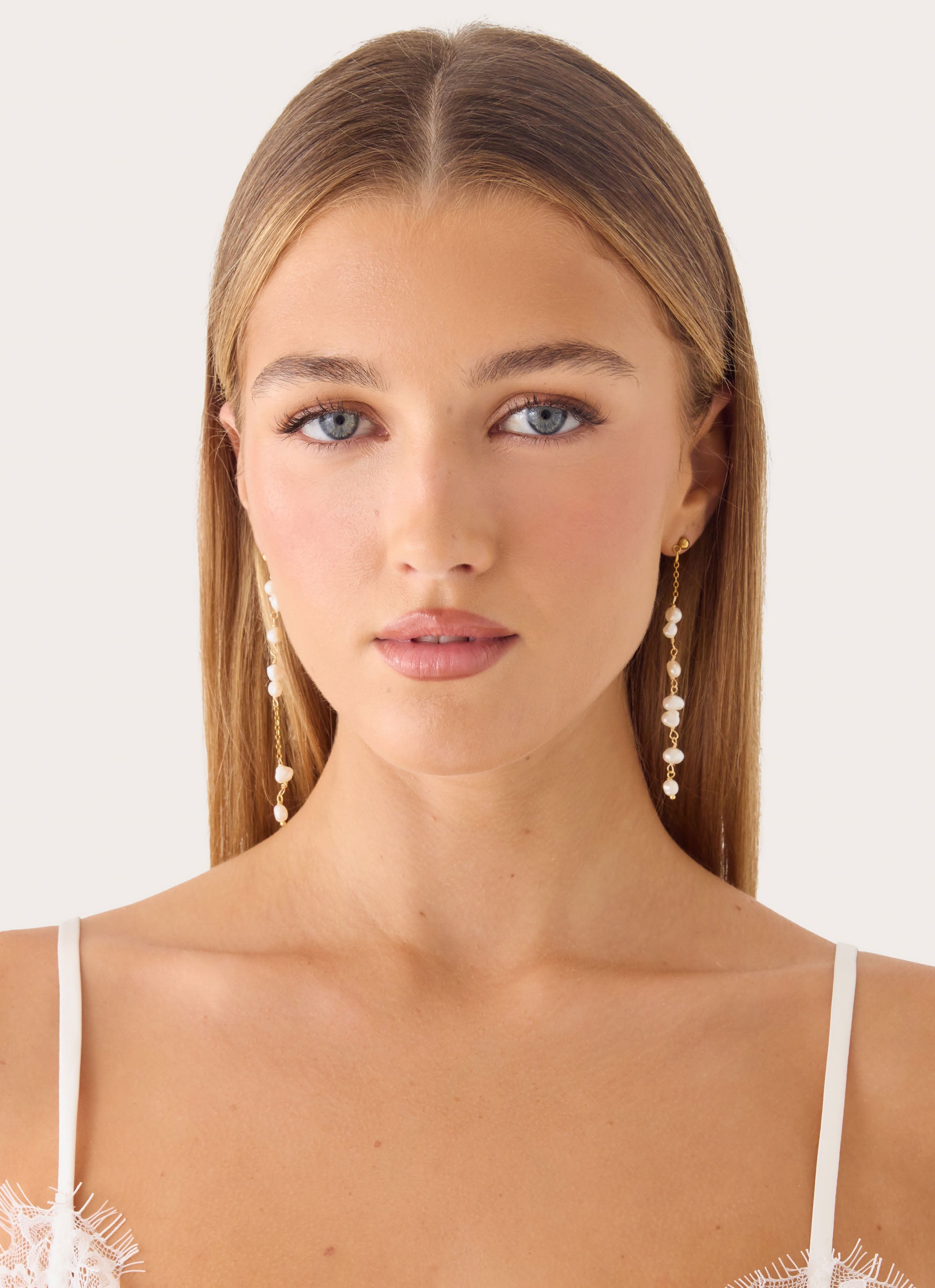 Pearla Earrings - Gold/Pearl