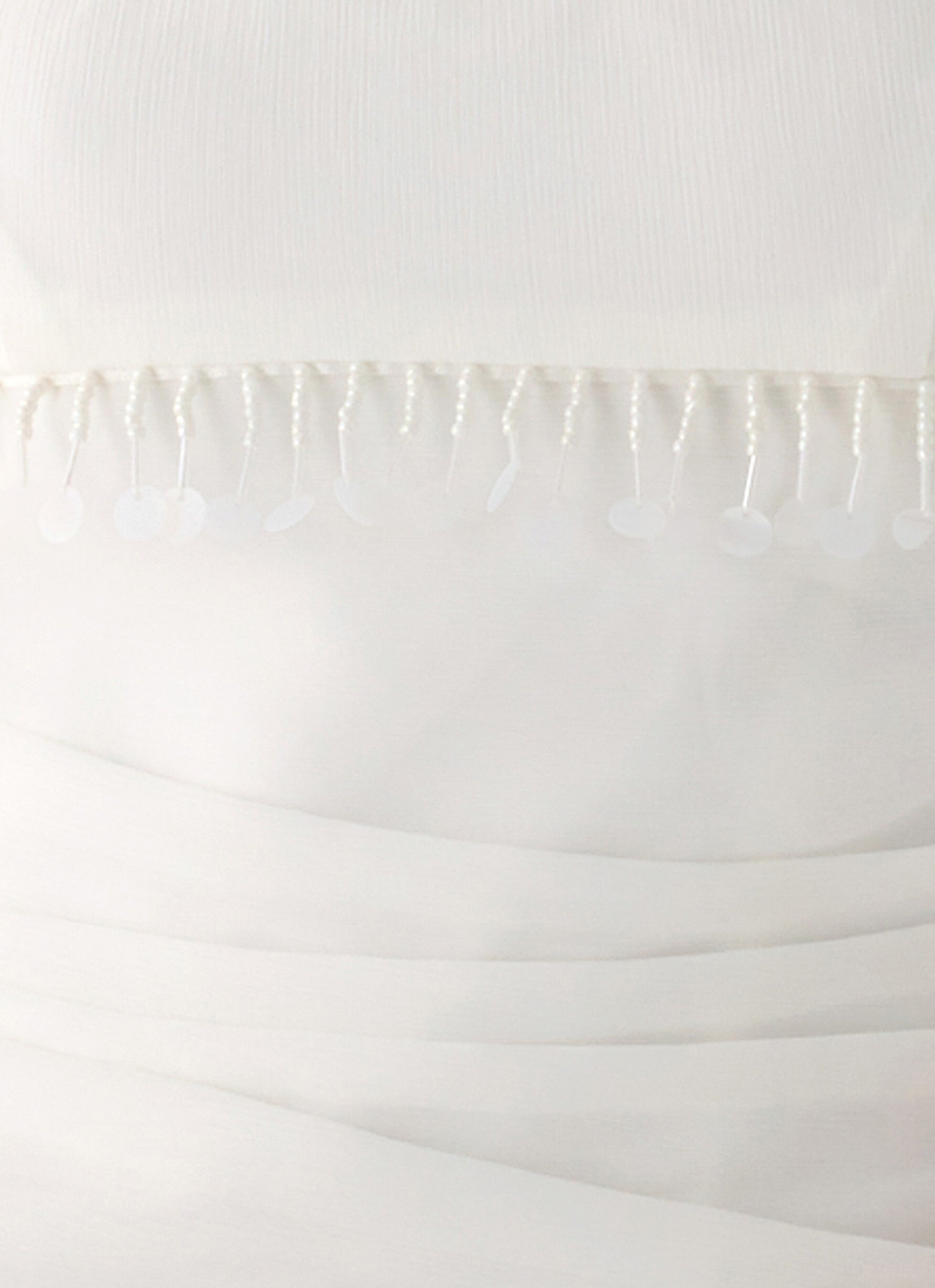 Perfect Celebrity Beaded Top - White