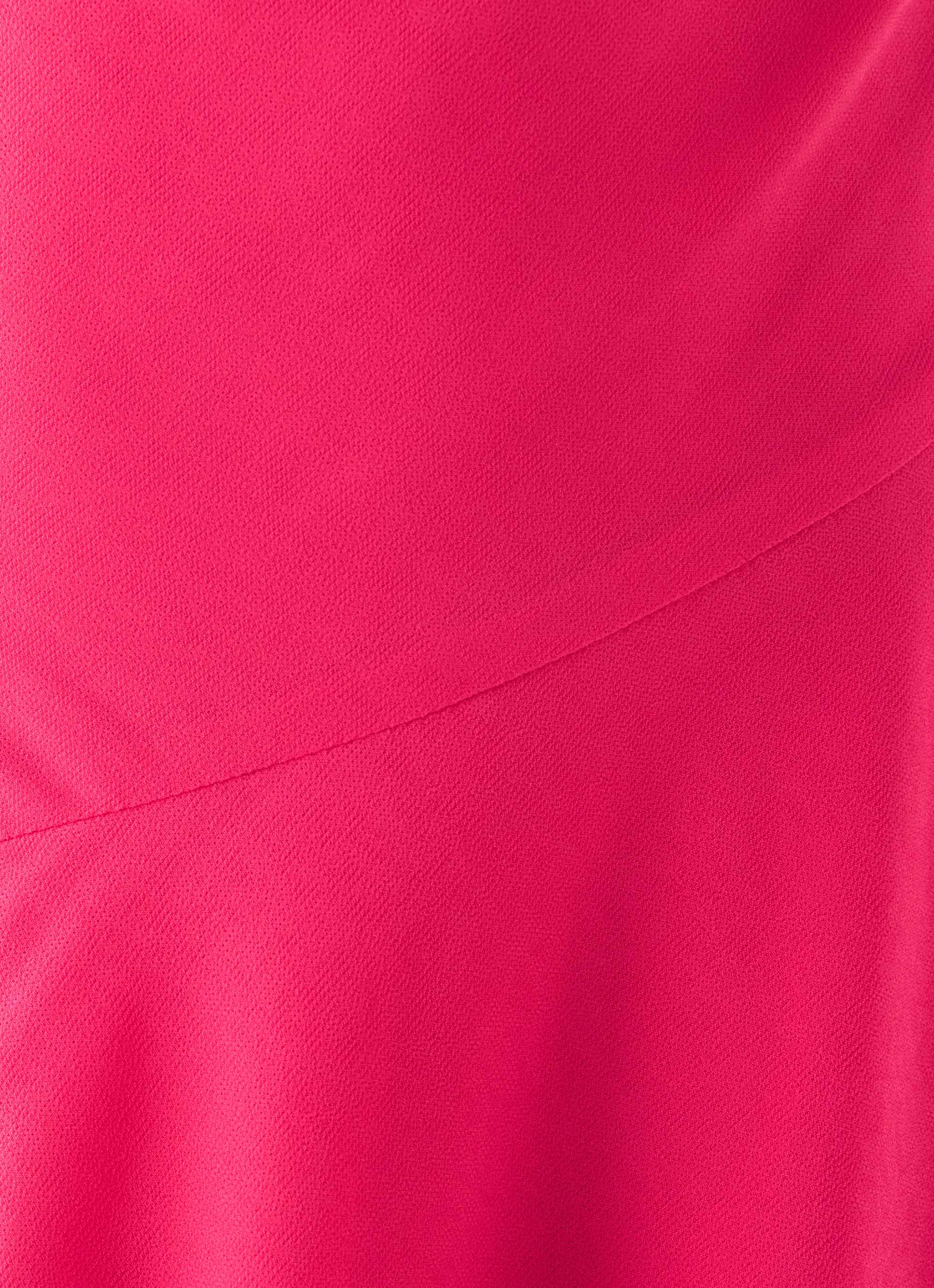 Pirama Beaded Midi Dress - Fuchsia