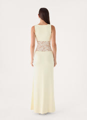 Reina Maxi Dress - Yellow