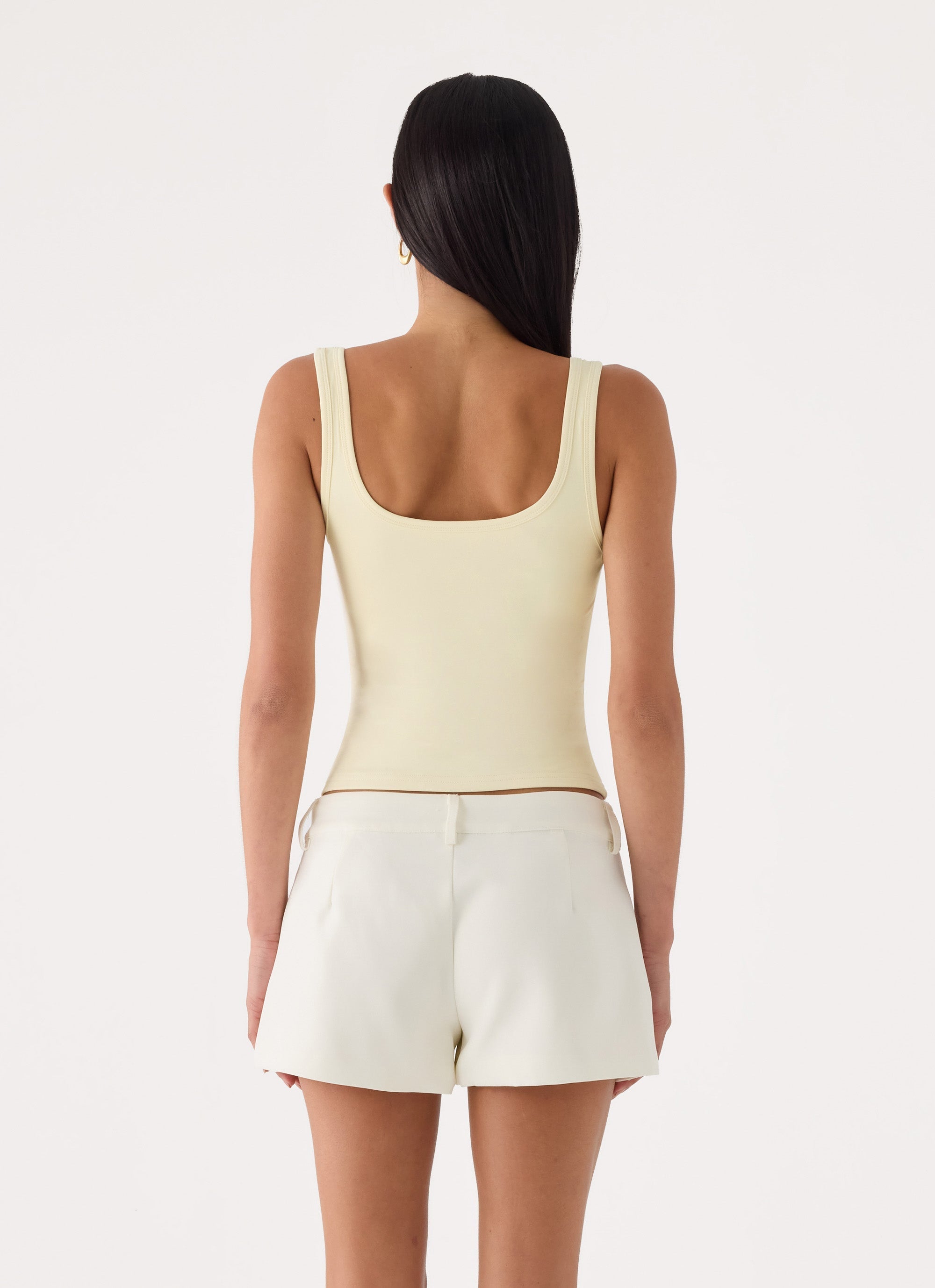 Rosamel Beaded Tank Top - Yellow