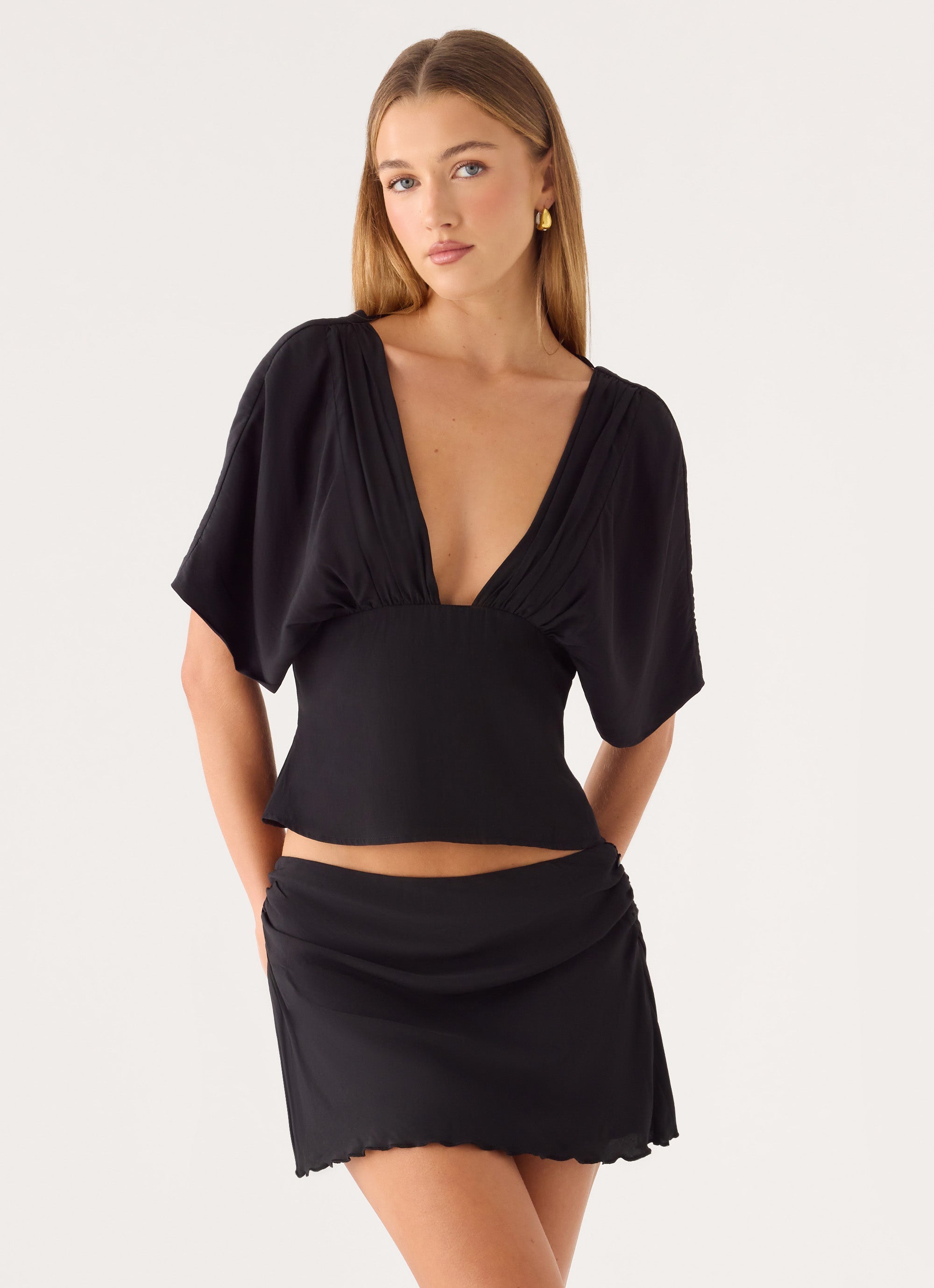 Rubee Mini Skirt - Black