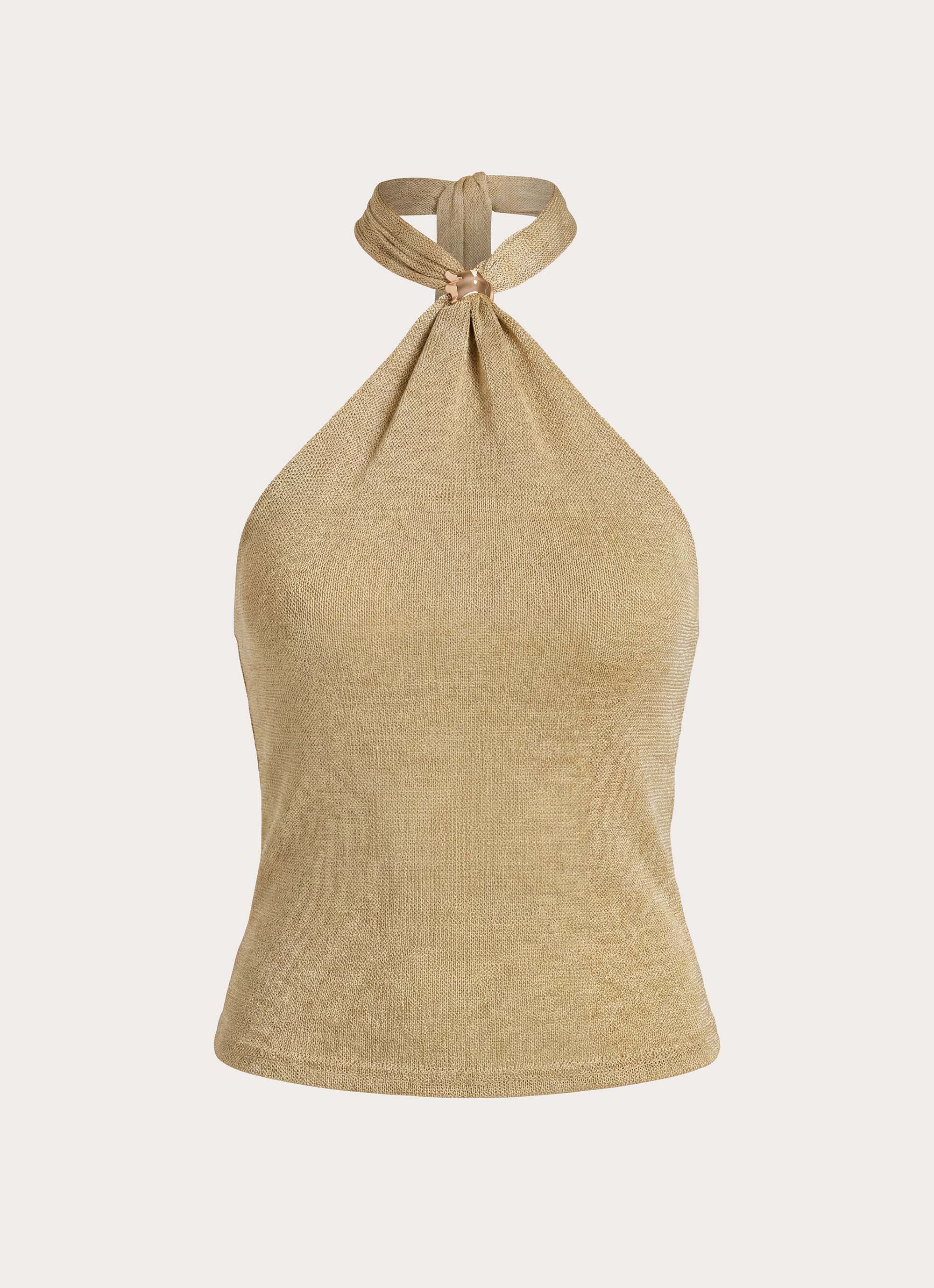 Sabine Halter Top - Gold