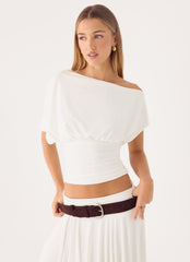Saddel Muse Belt - Brown/Silver