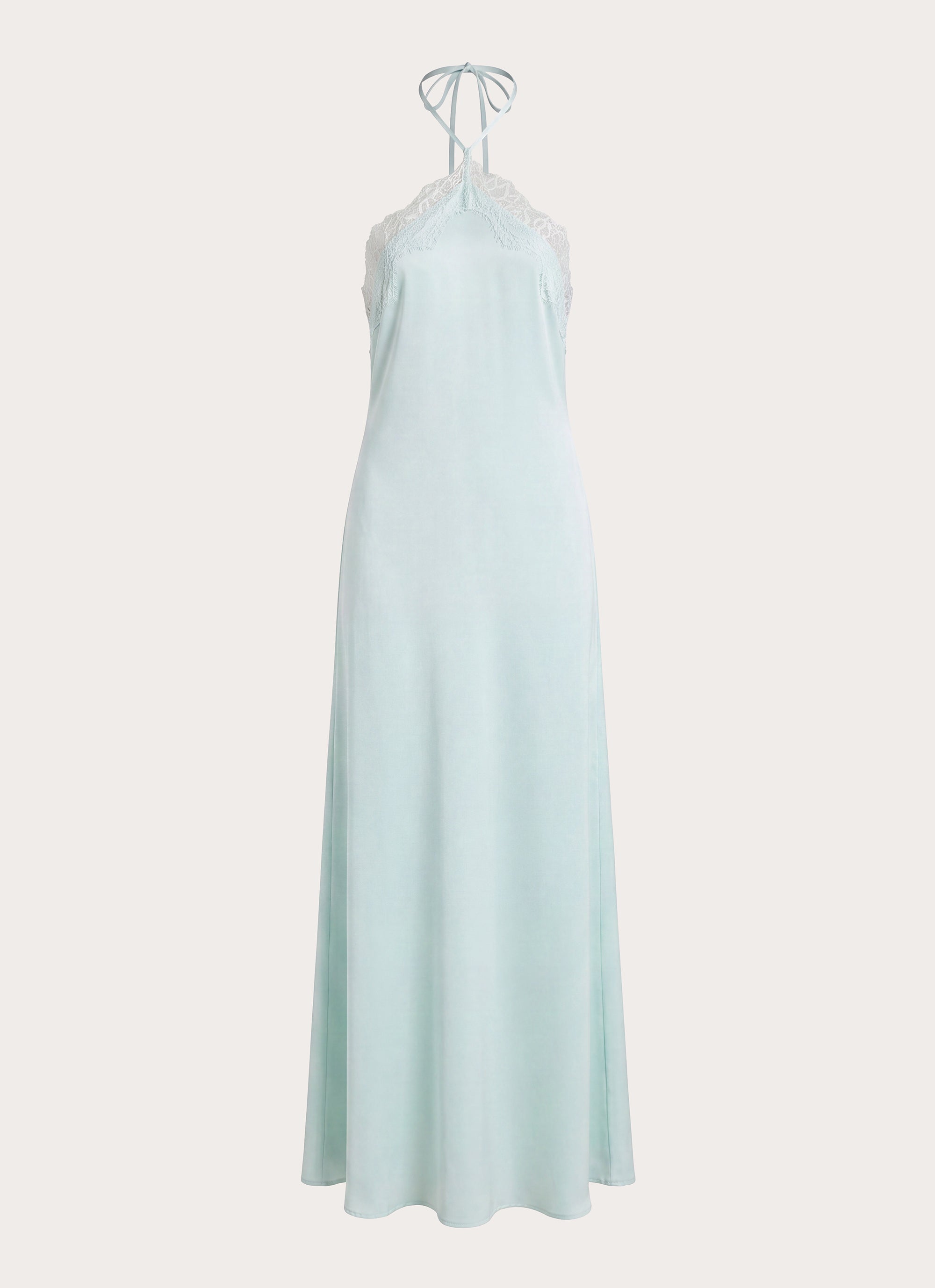 Samaria Halter Maxi Dress - Aqua