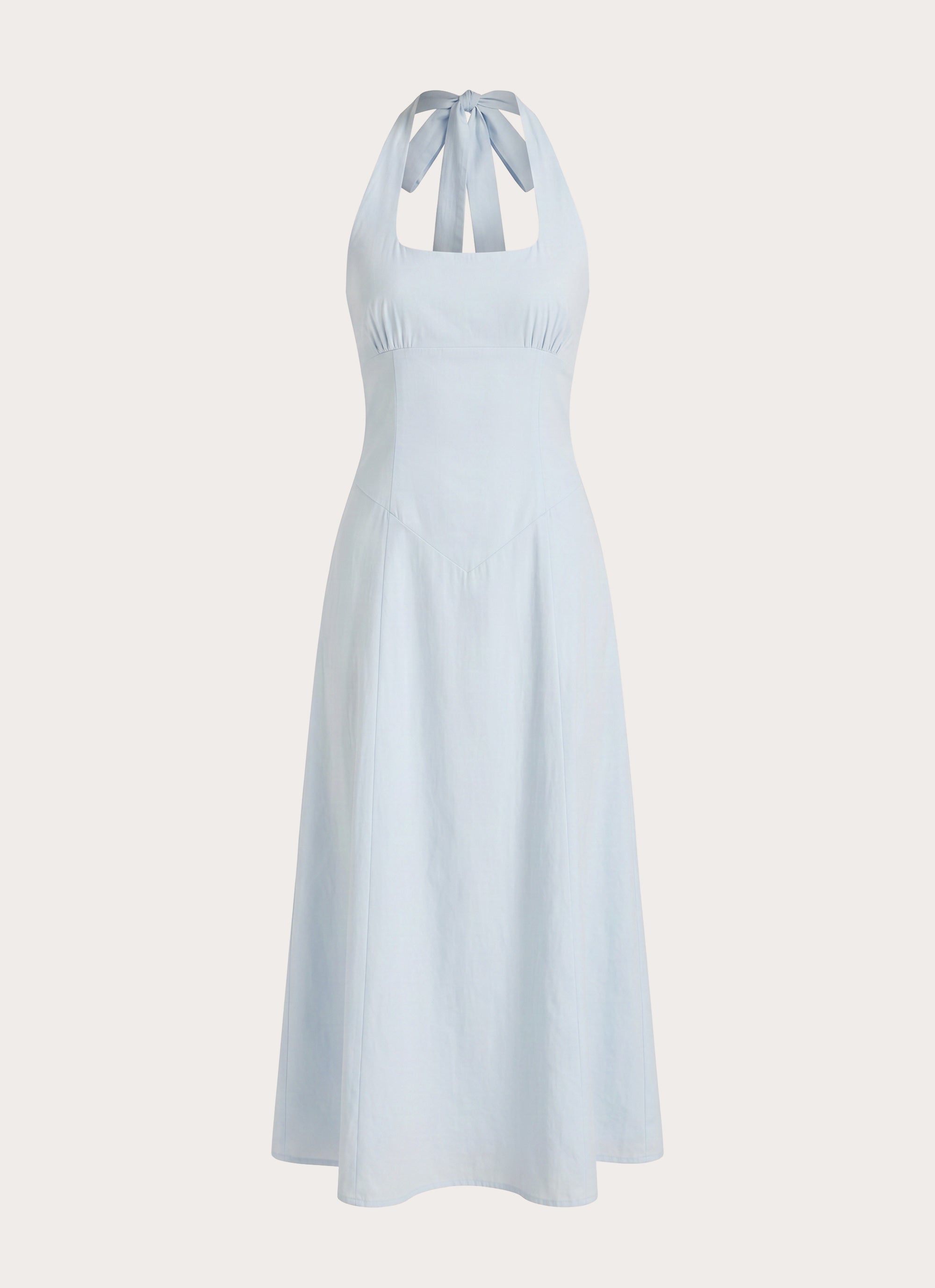 Sarrah Halter Midi Dress - Blue