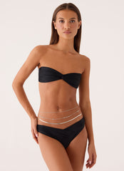 Scene Stealer Belly Chain - Silver
