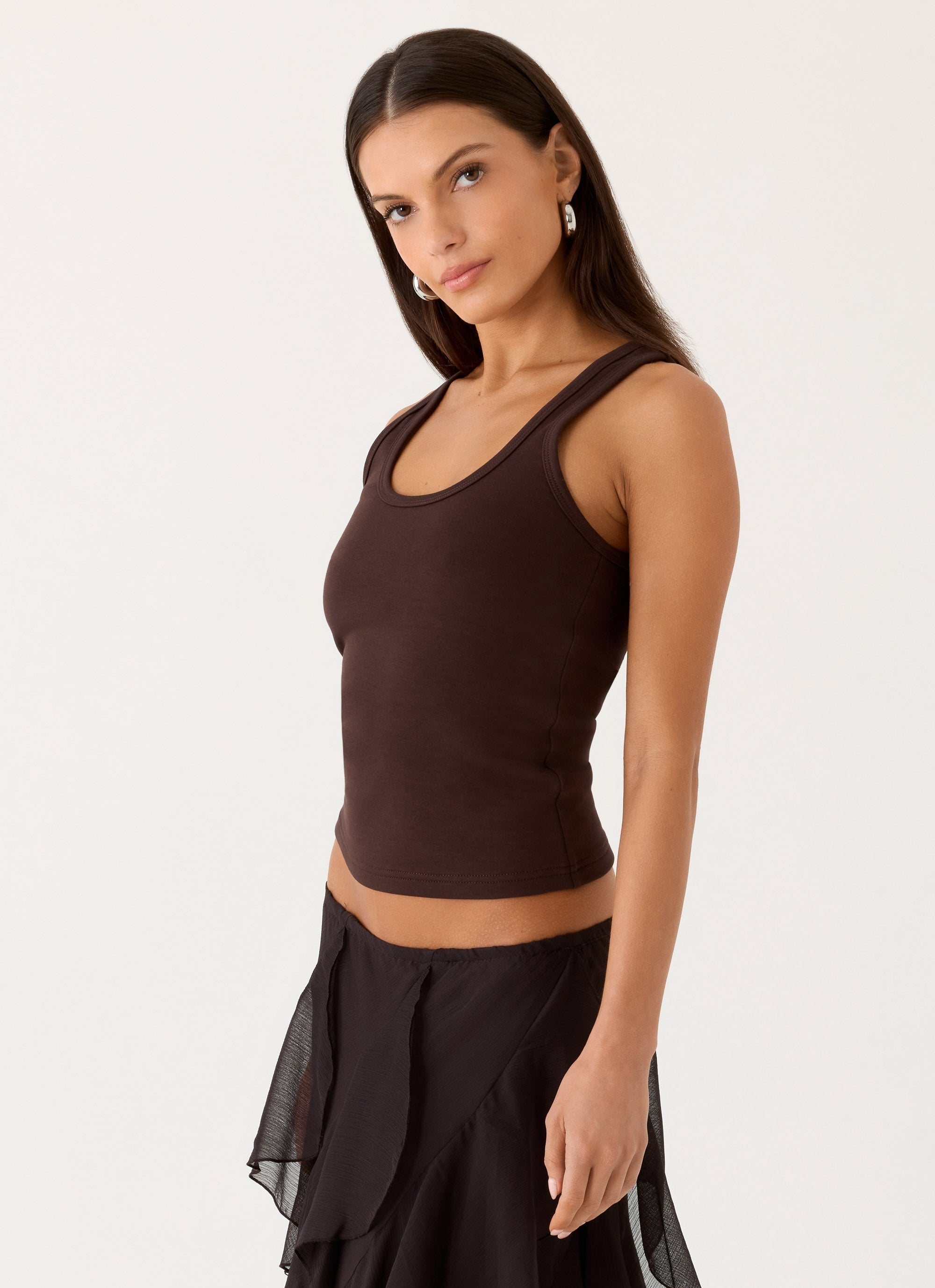Silka Top - Chocolate