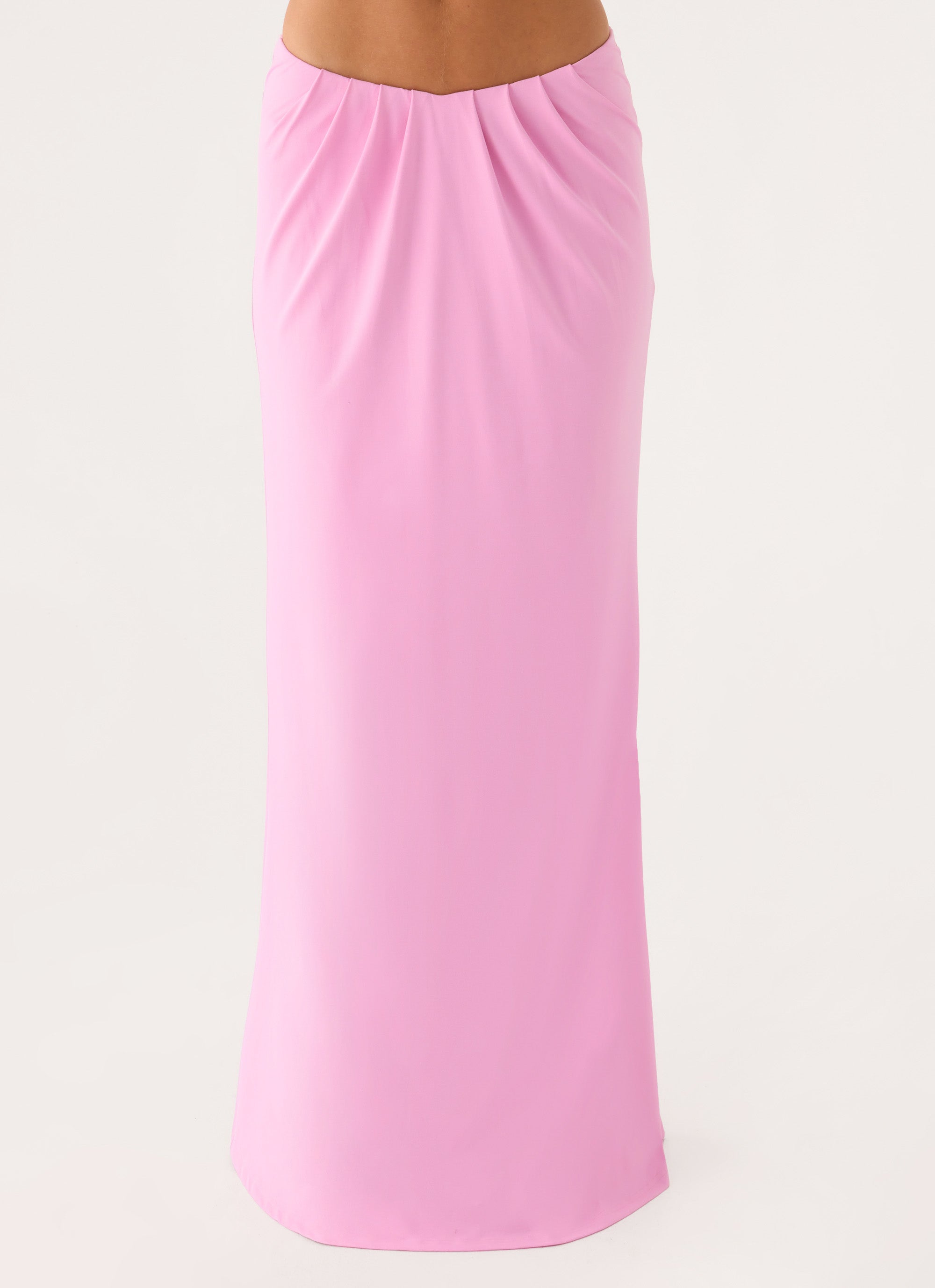 Small Moments Pleated Maxi Skirt - Pink