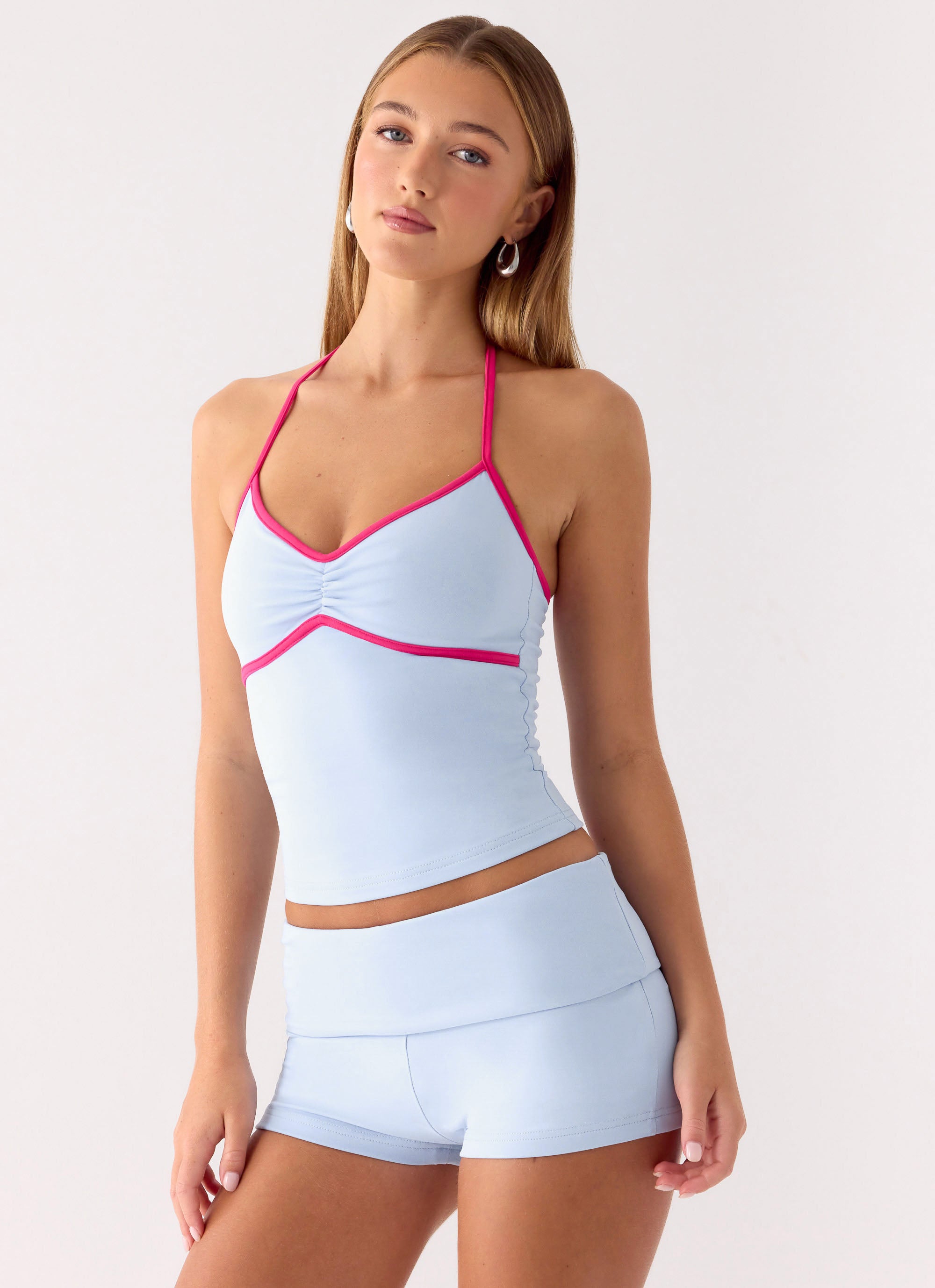 Solaryn Halter Top - Blue