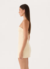 The Spotlight Mini Dress - Champagne