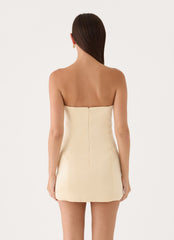The Spotlight Mini Dress - Champagne