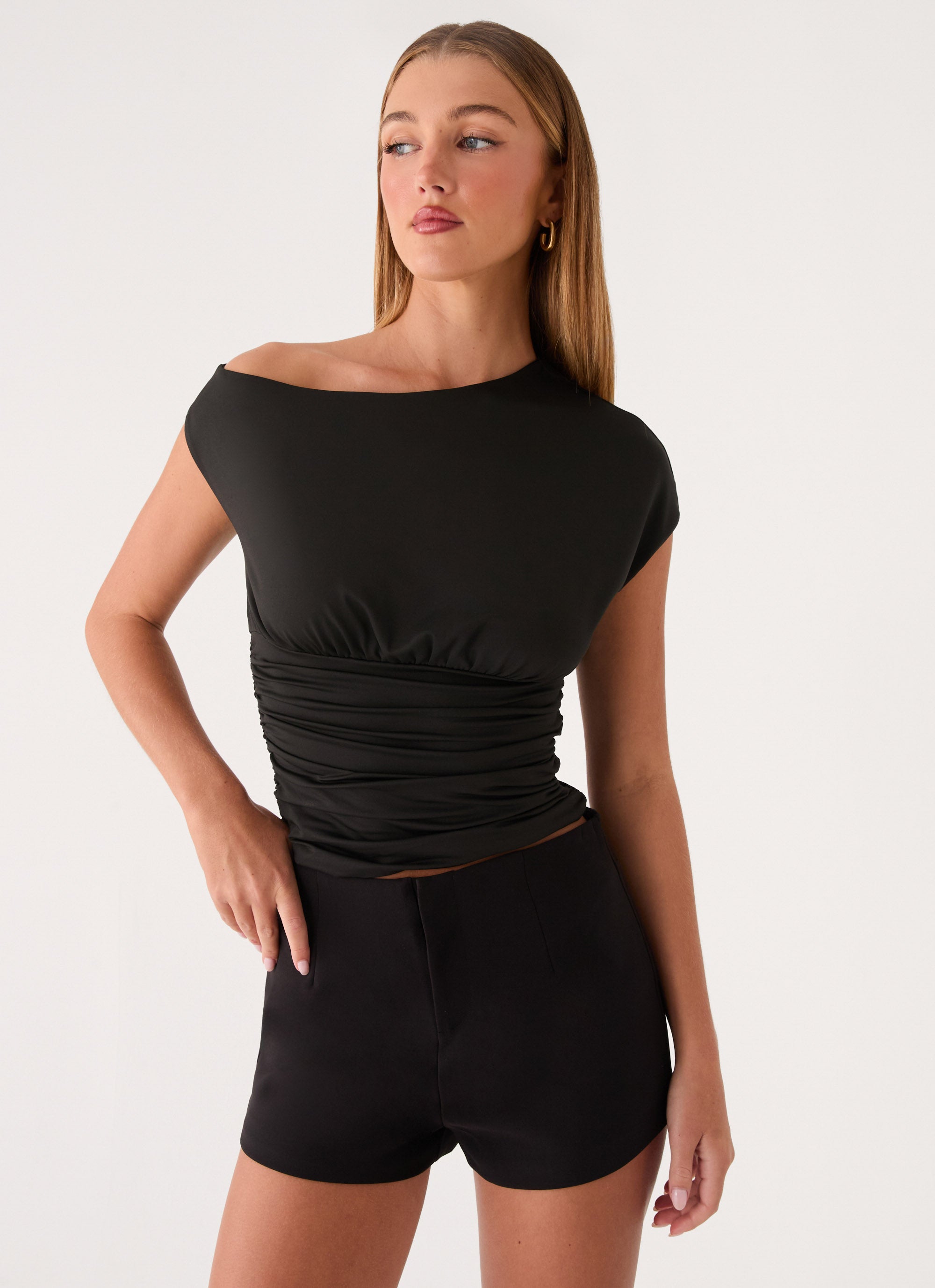 Staying In Shorts - Black