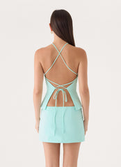 Sweet Tune Top - Aqua