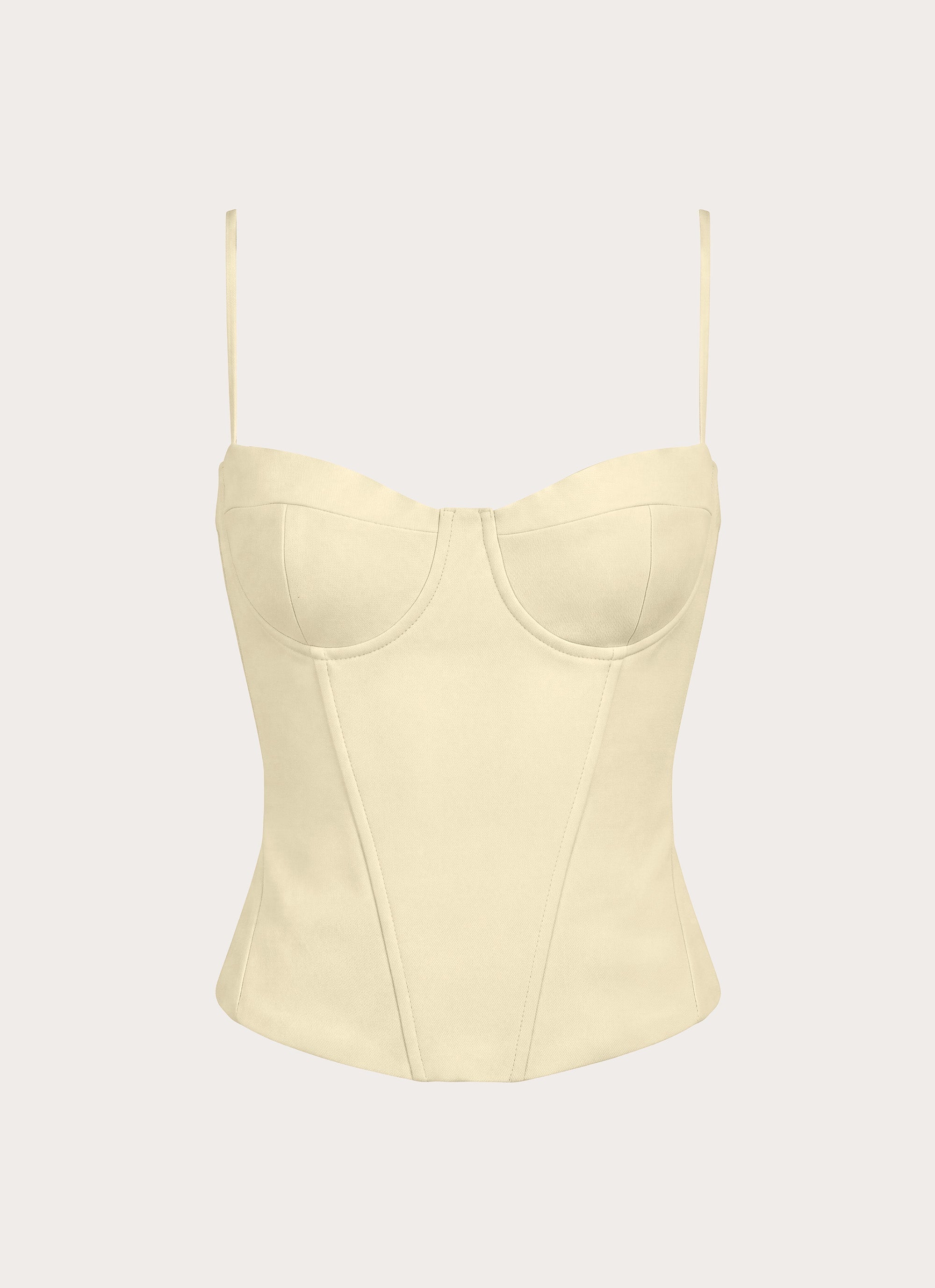Tayana Corset Top - Yellow